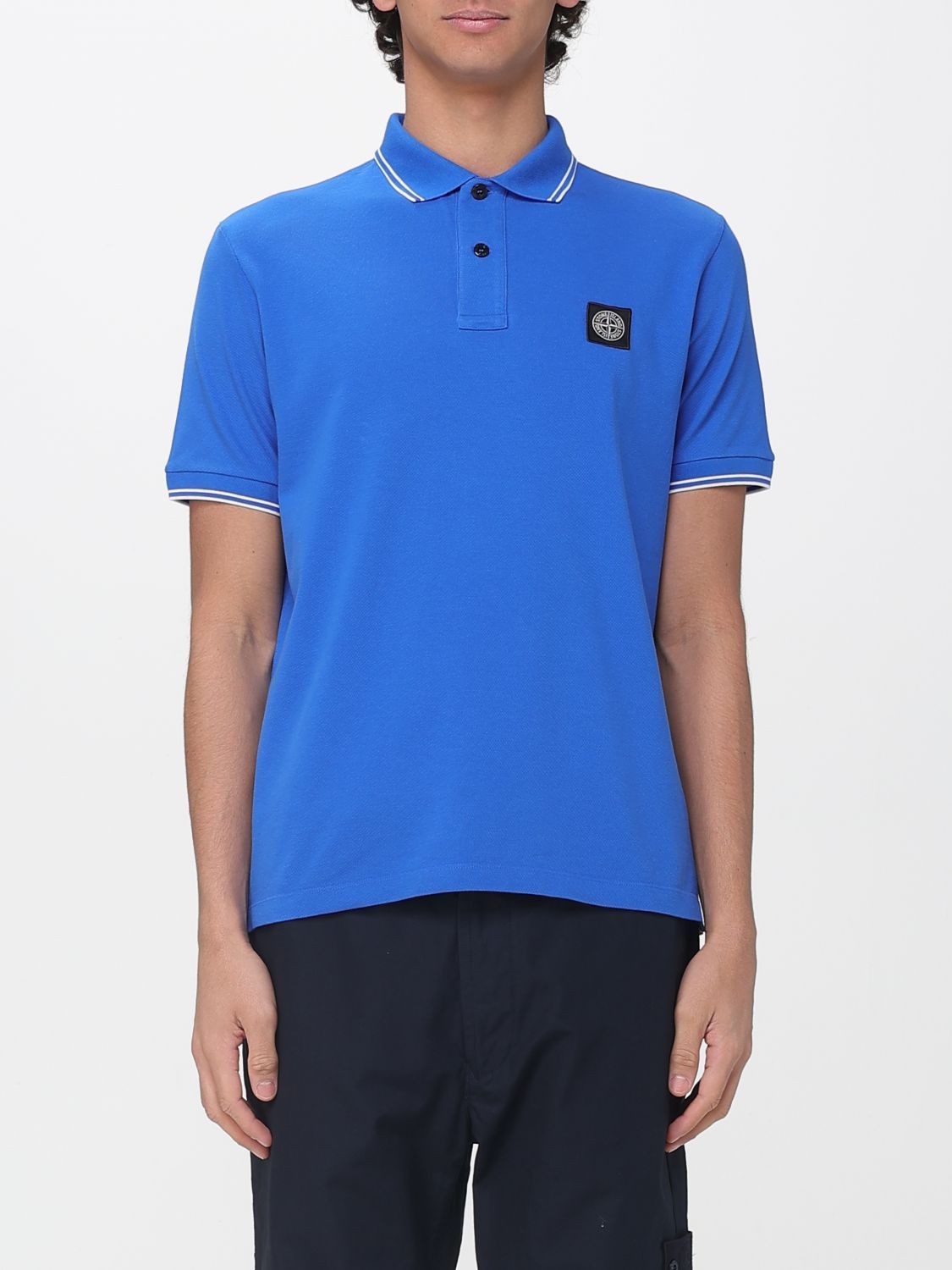 Stone Island Stone Island Polo Shirt Men Royal Blue Size US S / EU 44-46 / 1 - 1 Thumbnail