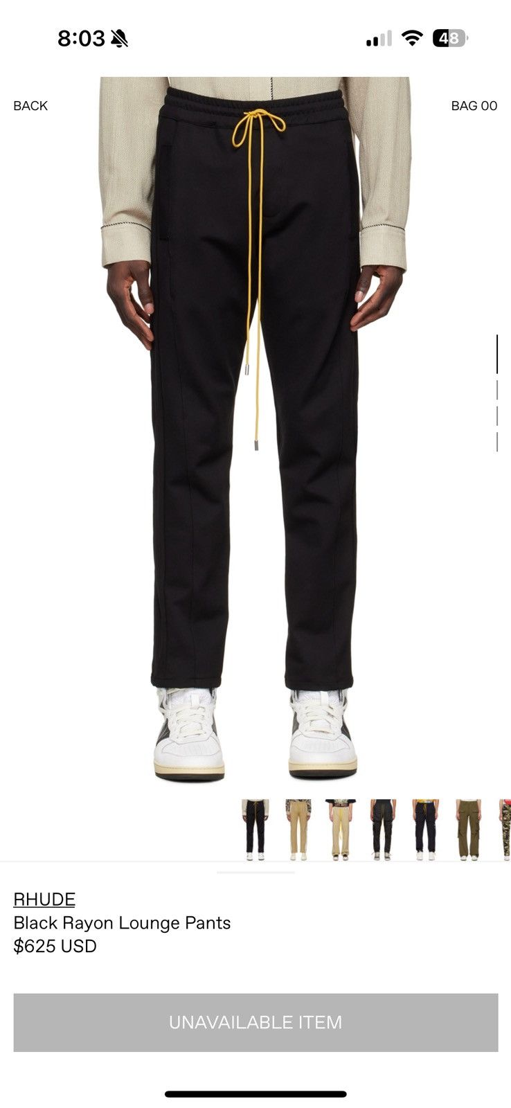 Rhude Rhude traxedo lounge pants Size US 34 / EU 50 - 8 Thumbnail
