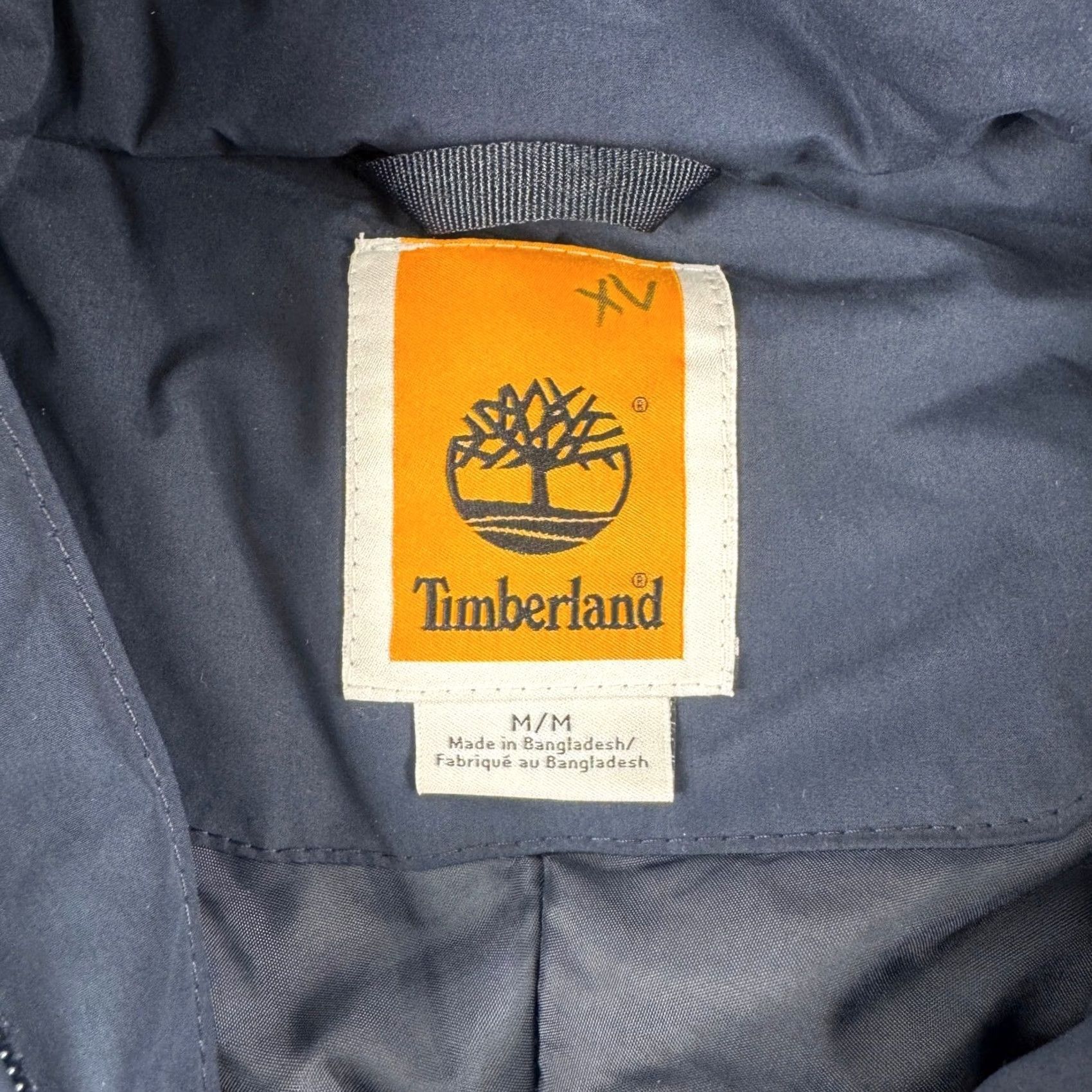 Timberland Timberland Windbreaker Navy Blue Hooded Rain Jacket TB0A5UVW M Gorpcore Jacket Womens? Size US M / EU 48-50 / 2 - 3 Thumbnail