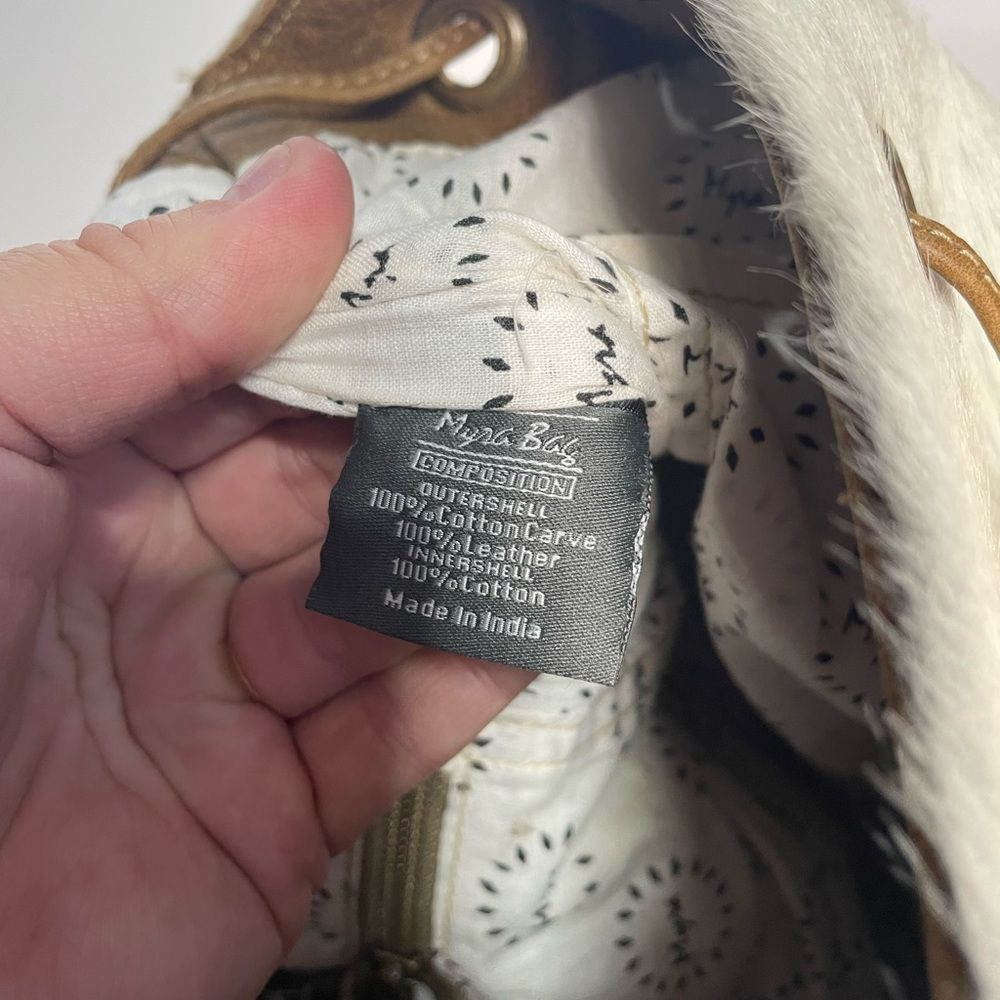 Other Myra Upcycled Cowhide & Leather Must Have Backpack Bag Size ONE SIZE - 6 Thumbnail