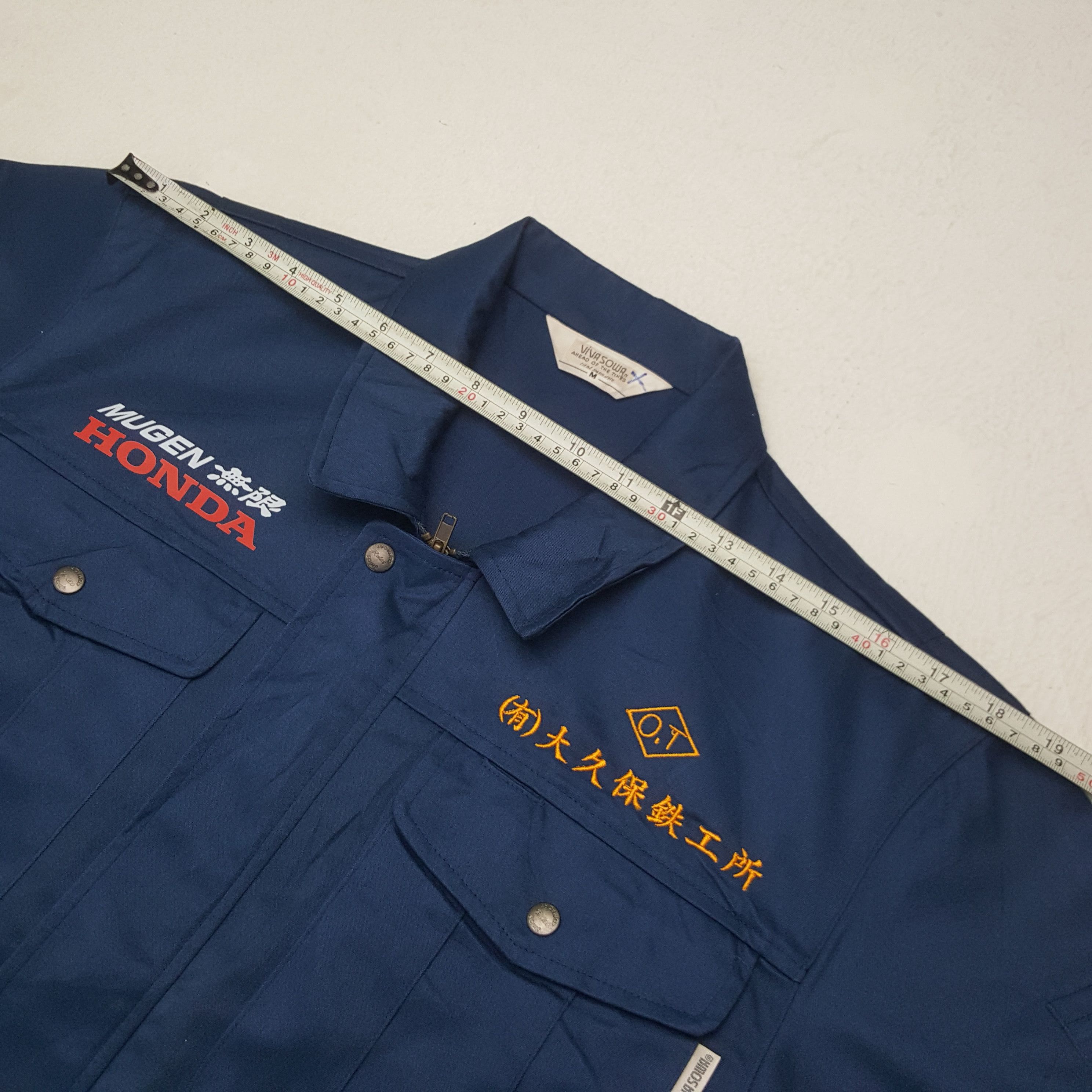 Honda × Vintage Vintage Mugen Honda Racing Custom Worker Uniform Jacket Size US S / EU 44-46 / 1 - 6 Thumbnail
