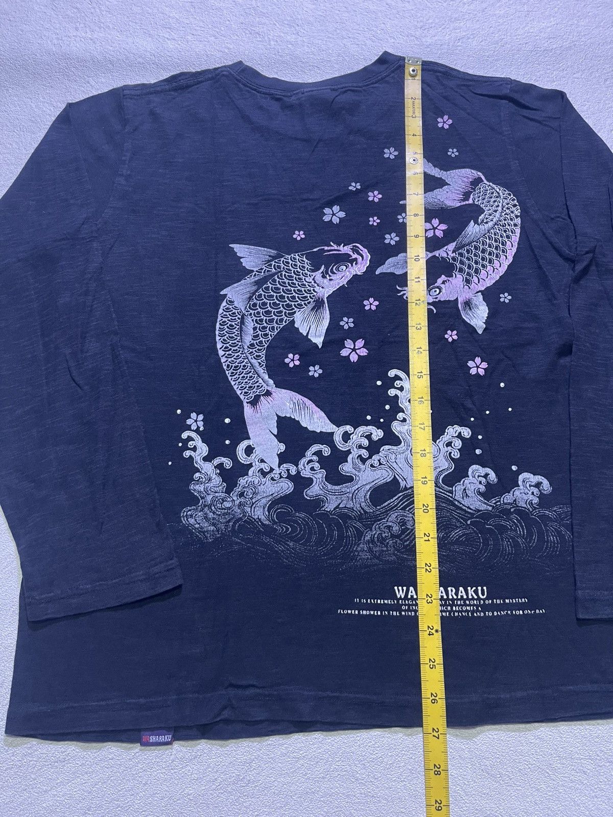 Japanese Brand WASHARAKU long sleeve tshirt japanese style Size US M / EU 48-50 / 2 - 9 Thumbnail