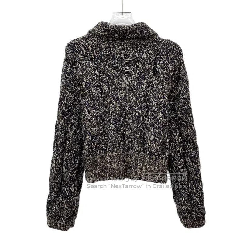 Brunello Cucinelli Brunello Cucinelli Caramel lamb wool collar zipper long-sl Size S / US 4 / IT 40 - 2 Thumbnail