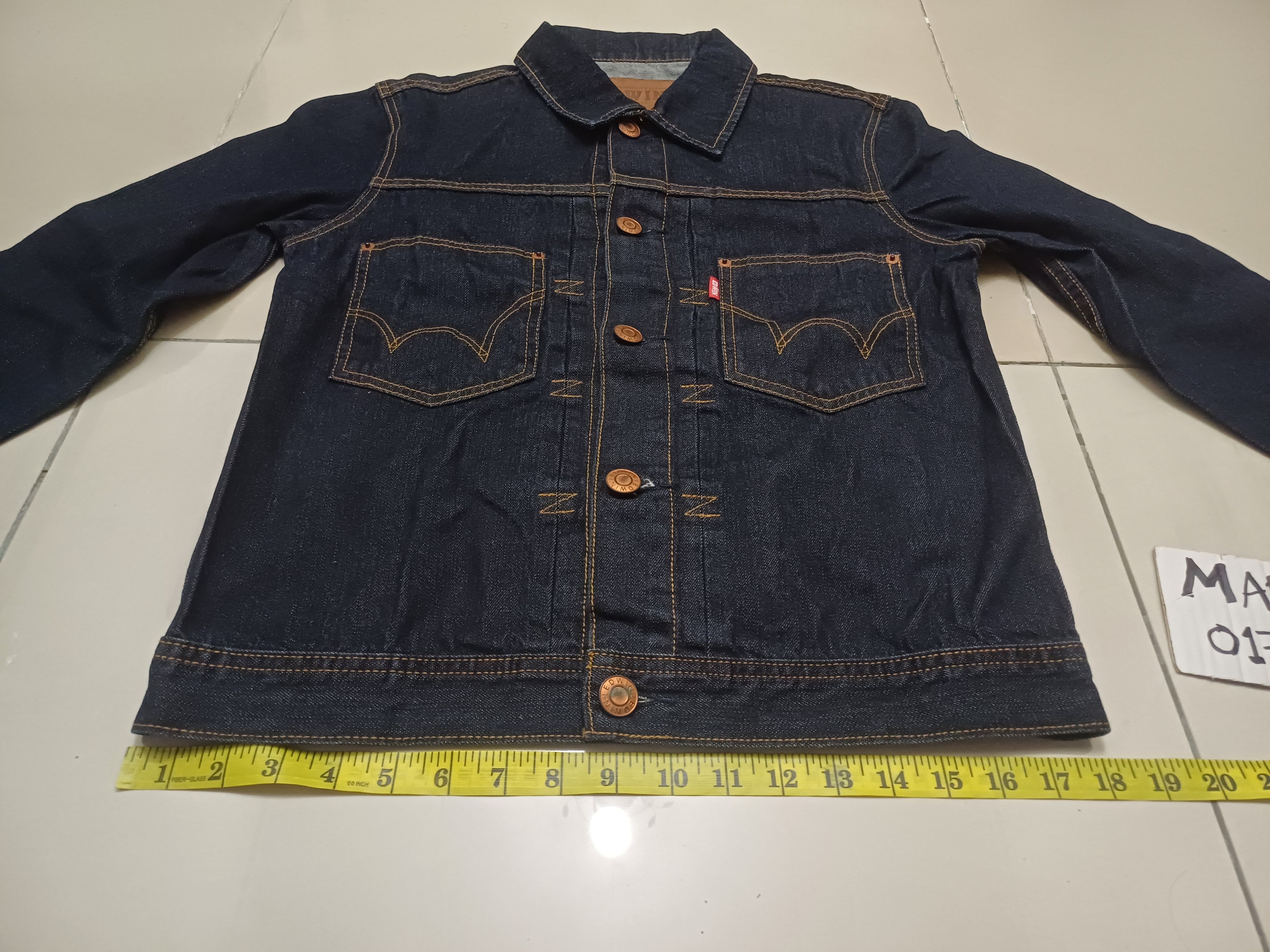 Japanese Brand Nice edwin light denim jacket Size US S / EU 44-46 / 1 - 11 Thumbnail