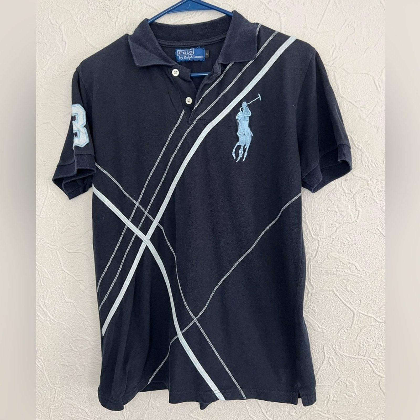 Polo Ralph Lauren YOUTH BOYS Big Pony Cotton Mesh Polo Shirt SIZE LARGE CLEAN Size US S / EU 44-46 / 1 - 1 Thumbnail