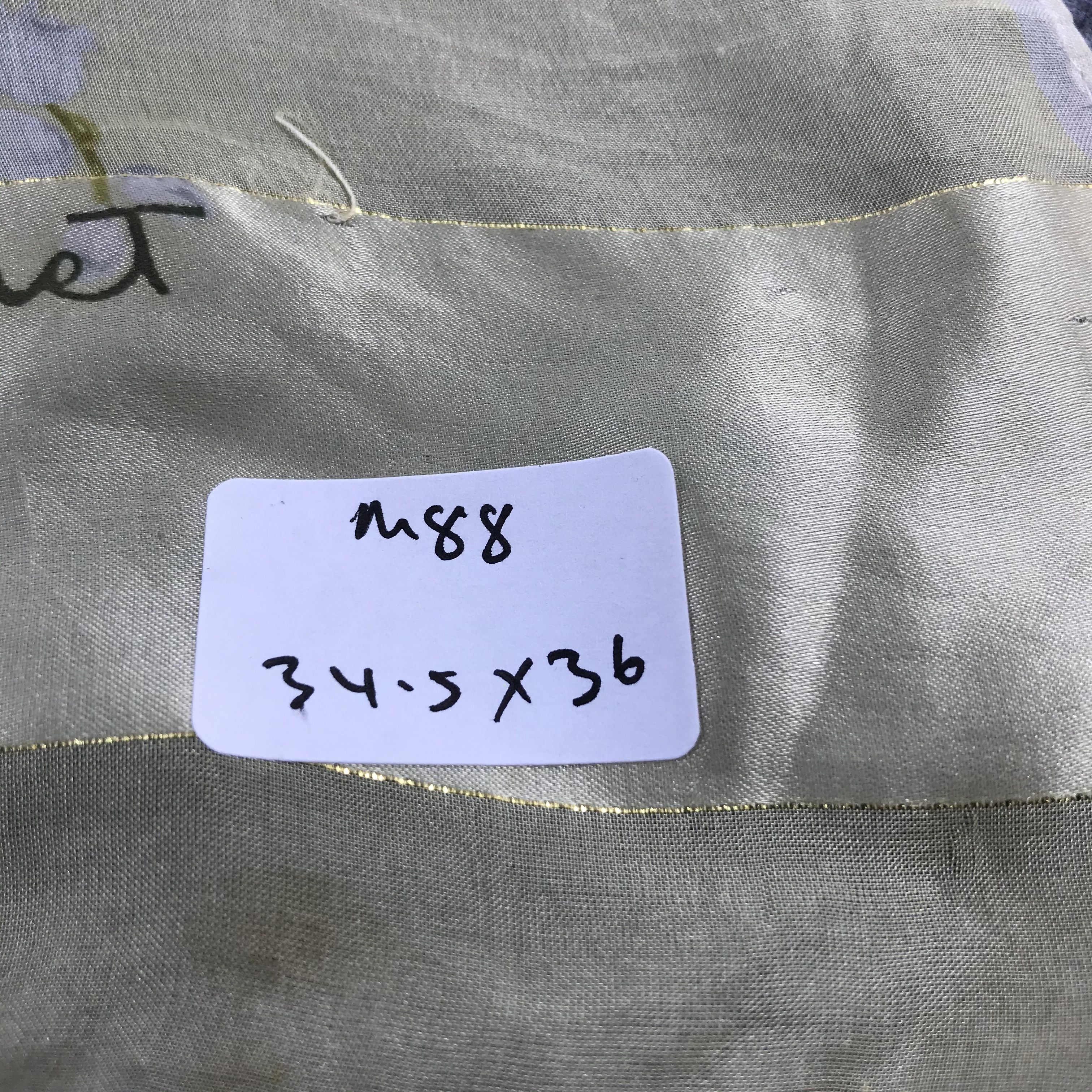 Vintage Vintage Philippe Venet Slit Thread Floral Silk Scarf M88 Size ONE SIZE - 11 Thumbnail