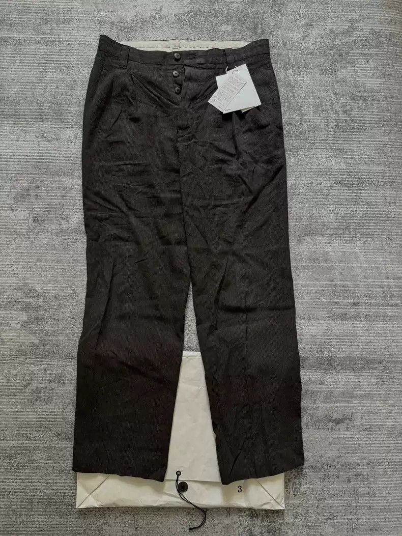 VISVIM MCCLOUD SLACKS SANTOME CHARCOAL