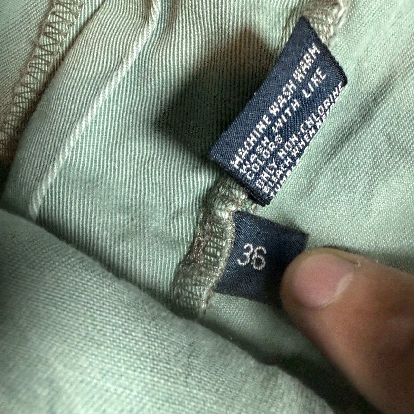 Polo Ralph Lauren VINTAGE Polo Ralph Lauren Cargo Shorts Men 34 Beige Green Baggy Chino Military Style Mens Size US S / EU 44-46 / 1 - 7 Thumbnail