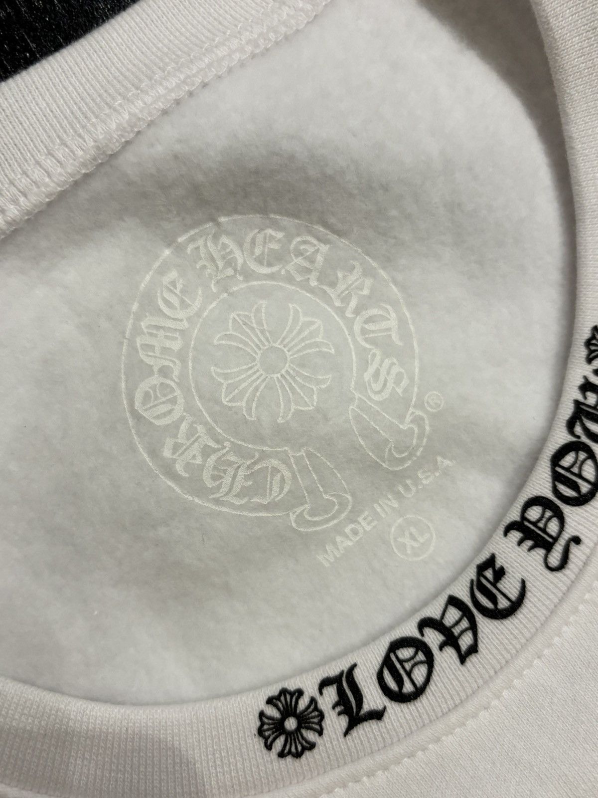 Chrome Hearts Chrome Hearts Love You Crewneck Size US XL / EU 56 / 4 - 3 Thumbnail