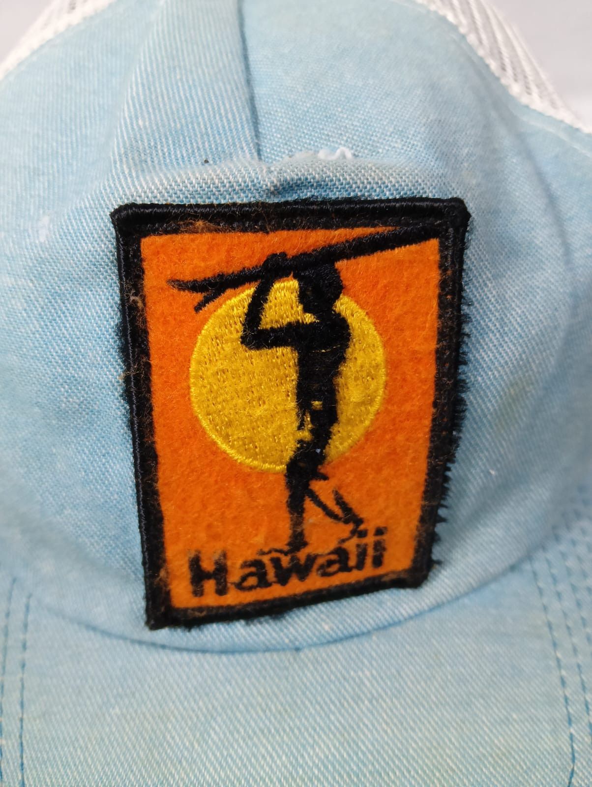 Vintage Vintage Hawaii TRUCKER CAP cap big logo free size Size 36 - 2 Thumbnail