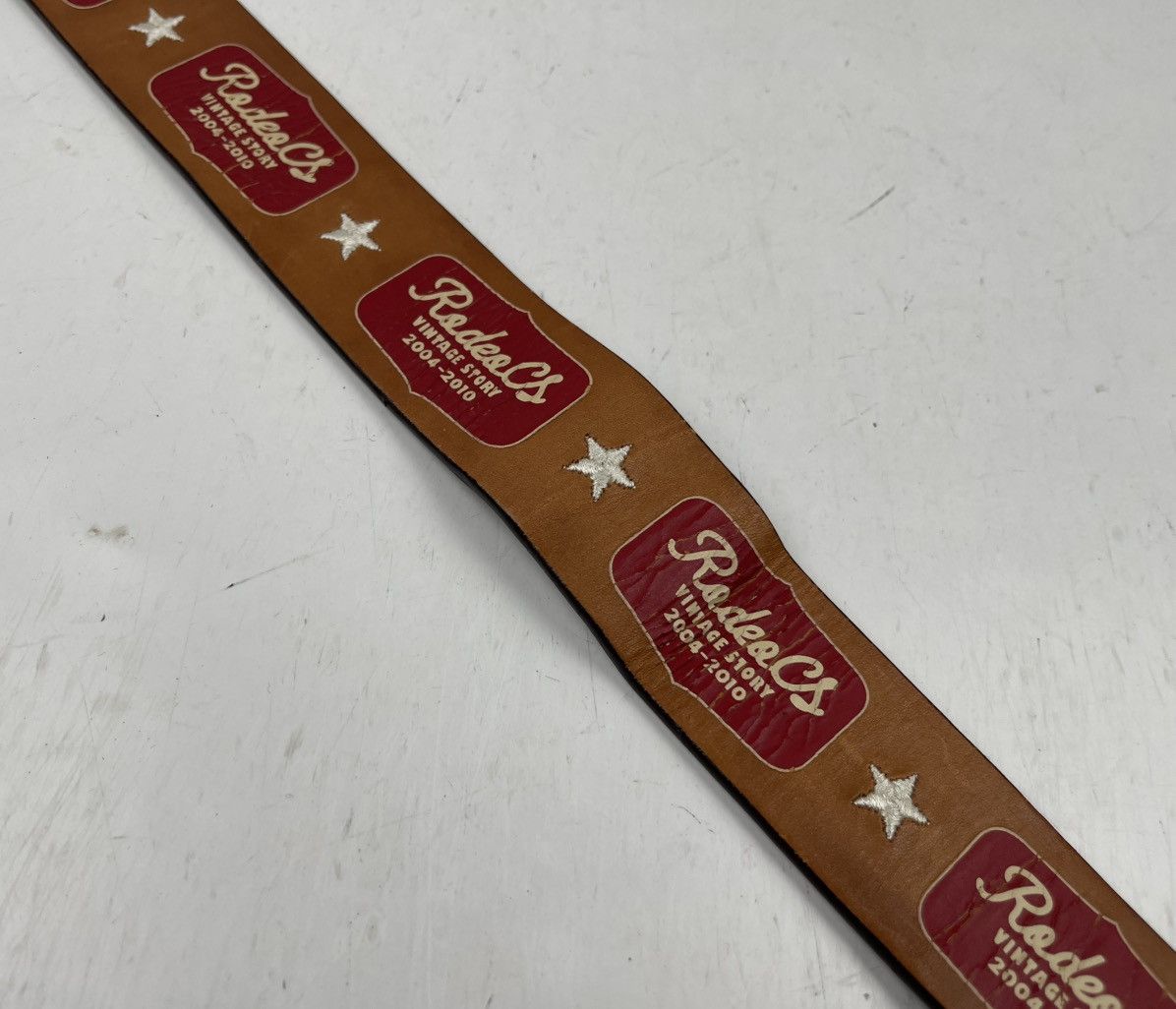 Japanese Brand rodeo crowns leather belt tc34 Size 34 - 4 Thumbnail