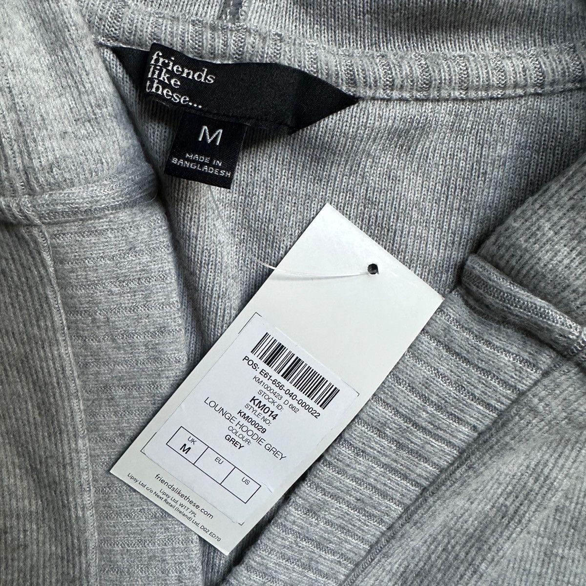 Other Friends Like These Grey Ribbed Loungewear Set NWT Size M/S Size M / US 6-8 / IT 42-44 - 3 Thumbnail
