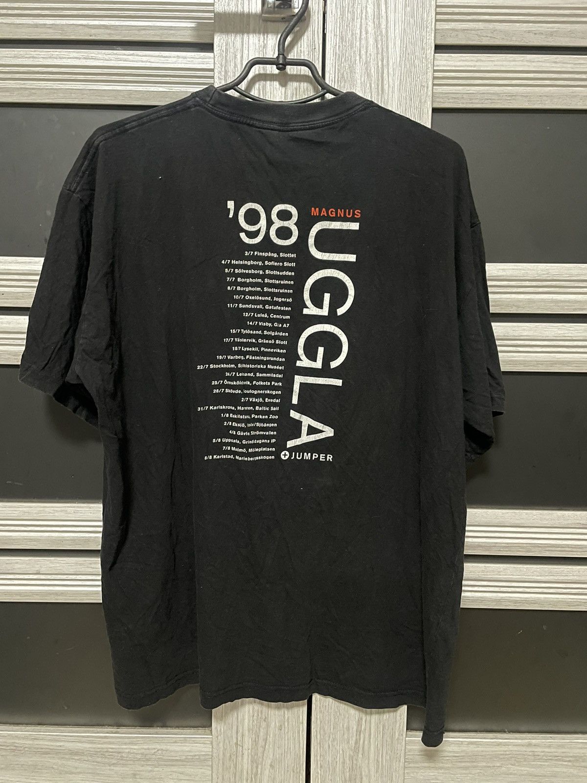 Band Tees 1998 Magnus Uggla Jumper Tour T-Shirt Vintage Concert Tee XL Size US XL / EU 56 / 4 - 1 Thumbnail