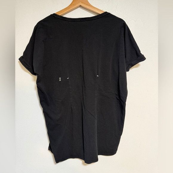 Kit and Ace Kit and Ace Black Scoop Neck T-Shirt (Approx. Size XL) Size XL / US 12-14 / IT 48-50 - 7 Thumbnail