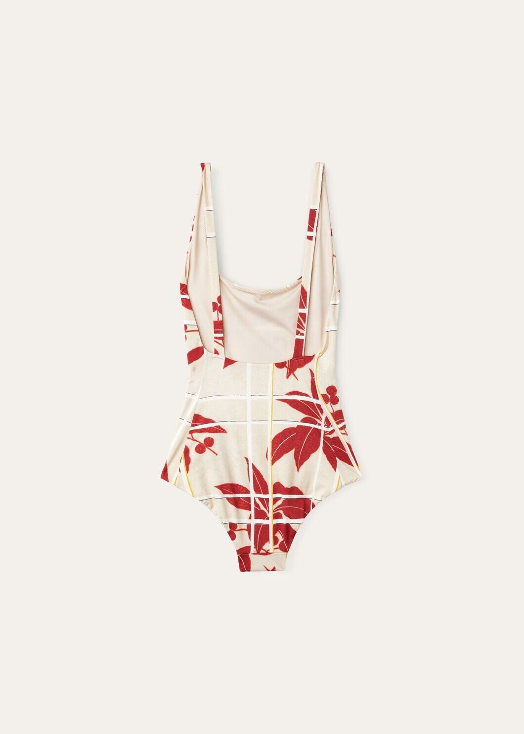 Loro Piana o1srvl11e0725 FAO1819 One-piece Swimsuit in White/Red Size M / US 6-8 / IT 42-44 - 6 Thumbnail