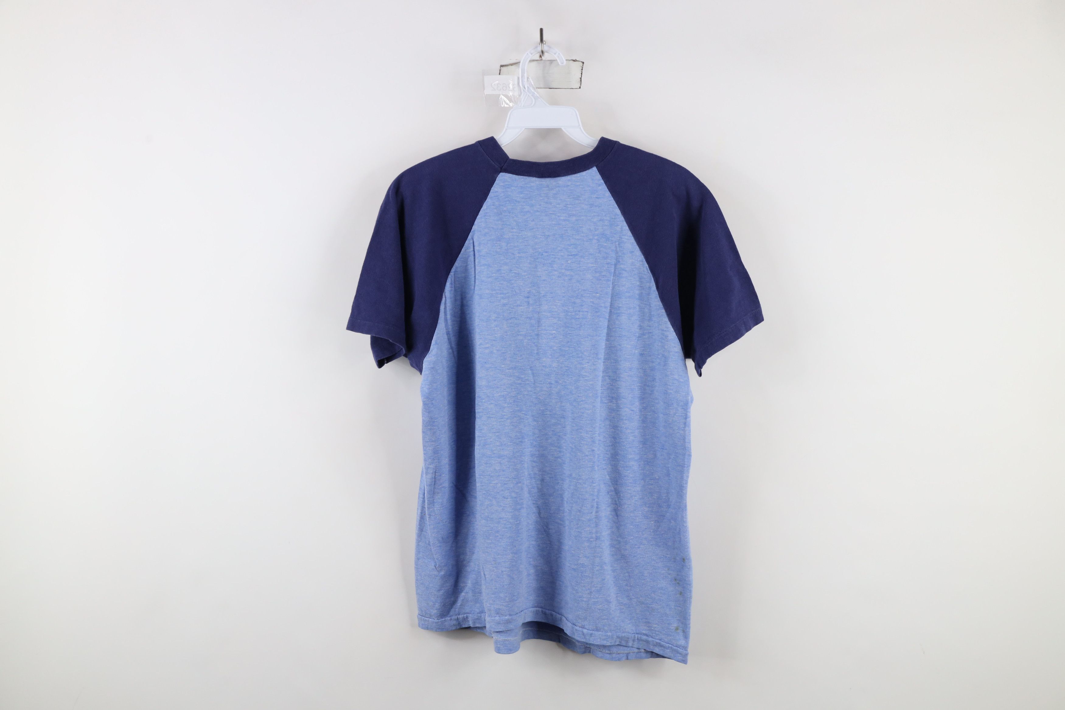 Vintage Vintage 70s 80s Streetwear Beach Raglan T-Shirt USA Size US L / EU 52-54 / 3 - 13 Thumbnail