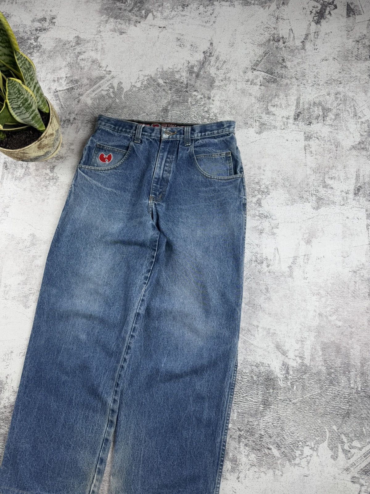 Wu-Tang Clan WU-TANG VINTAGE DENIM RAP HIP HOP BAGGY SKATE JEANS PANTS Size US 34 / EU 50 - 19 Thumbnail