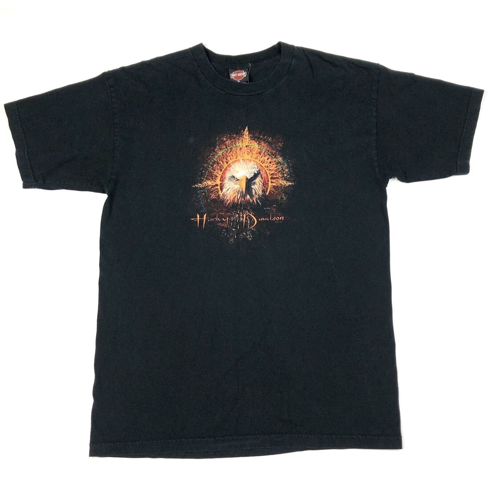Harley Davidson × Vintage vintage 1996 Harley Davidson Bald Eagle Head Honolulu Shirt Size US XL / EU 56 / 4 - 1 Thumbnail