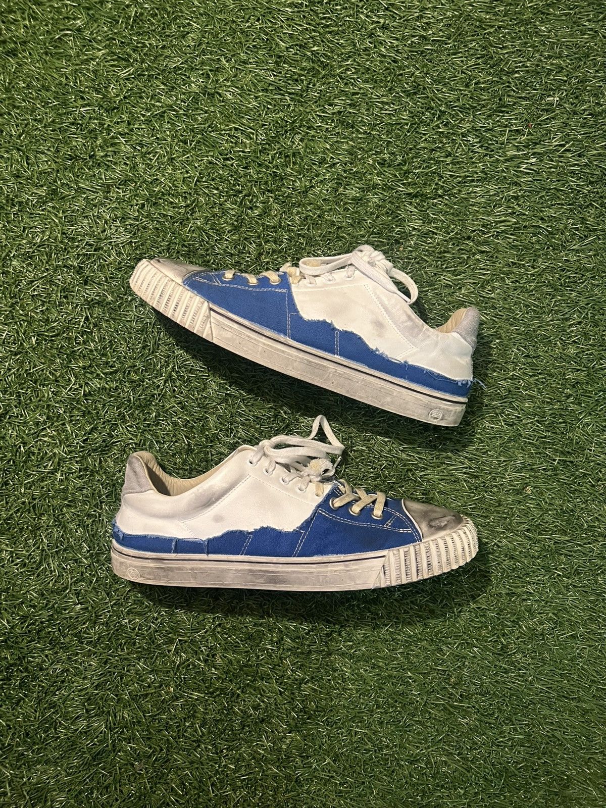Maison Margiela New Evolution Blue Shoes Low Top Sneakers