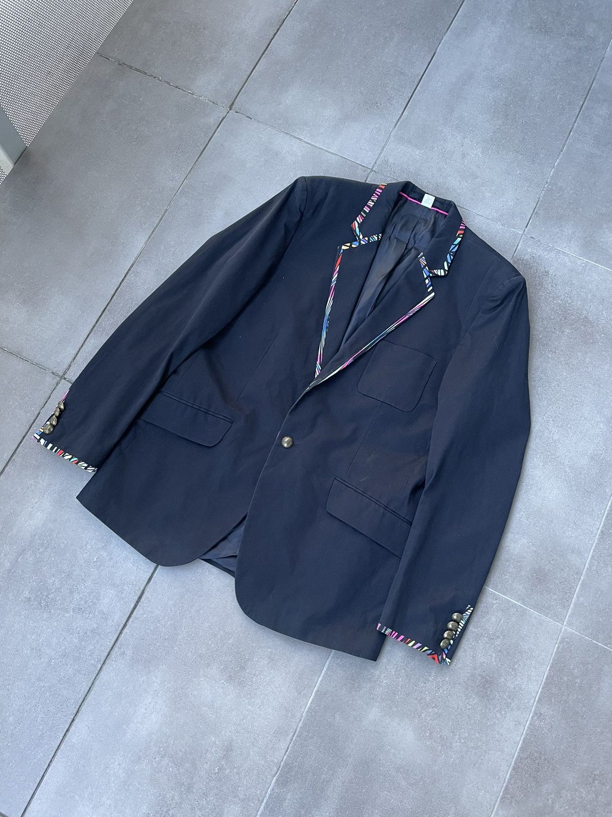 Other AW09 Matthew Williamson X H&M Mosaics Navy Blazer Size US M / EU 48-50 / 2 - 8 Thumbnail