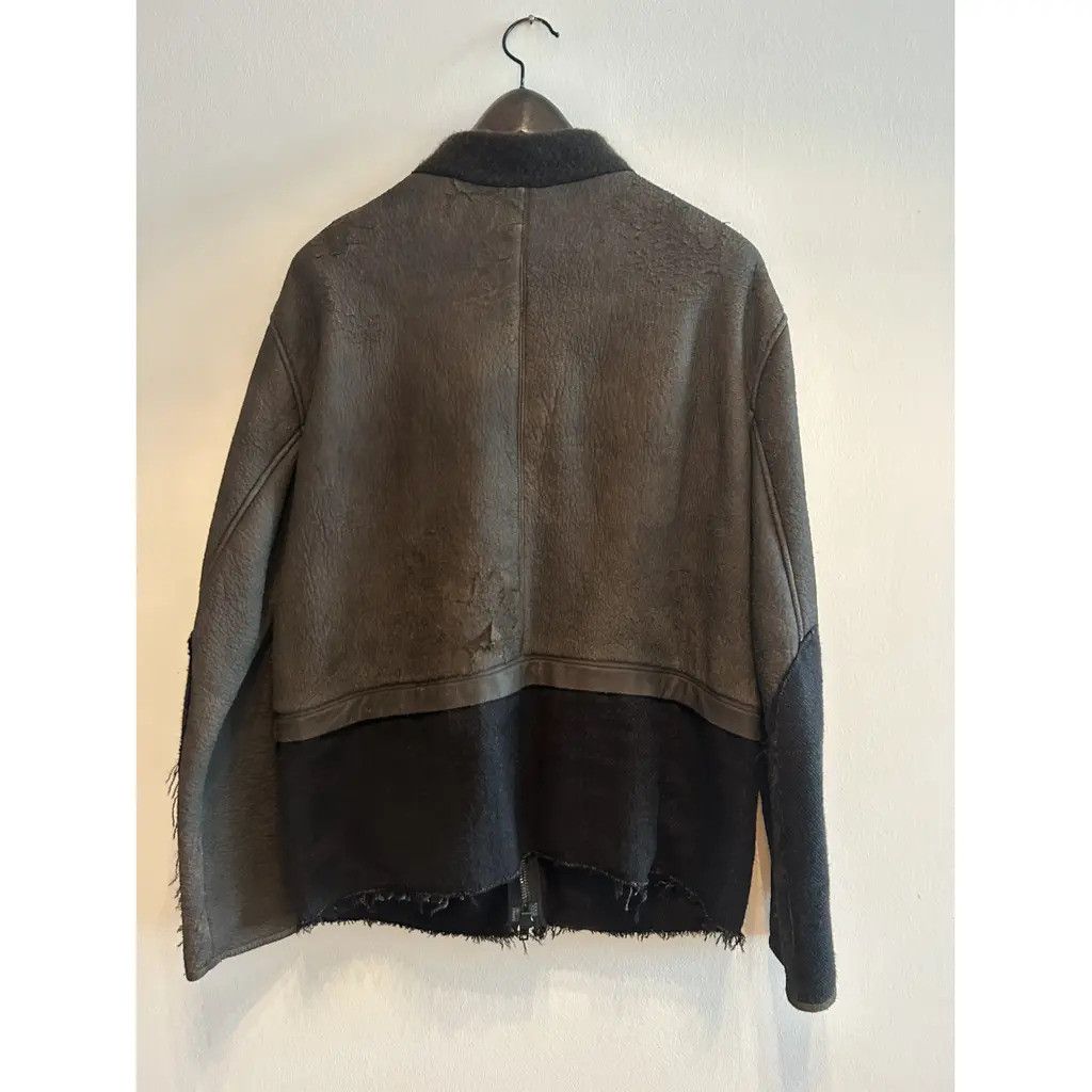 Isabel Benenato Isabel Benenato distressed leather jacket 48 50 52 Size US L / EU 52-54 / 3 - 3 Thumbnail
