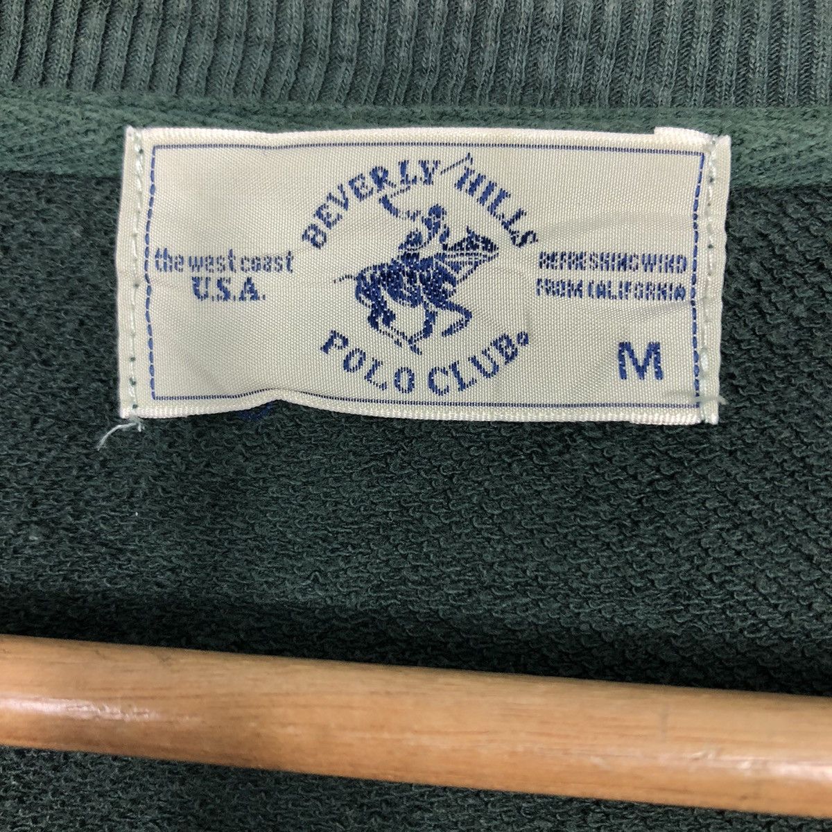 Japanese Brand × Vintage 📌Vintage Cropped Sweatshirt Beverly Hills Polo Club Size US M / EU 48-50 / 2 - 13 Thumbnail