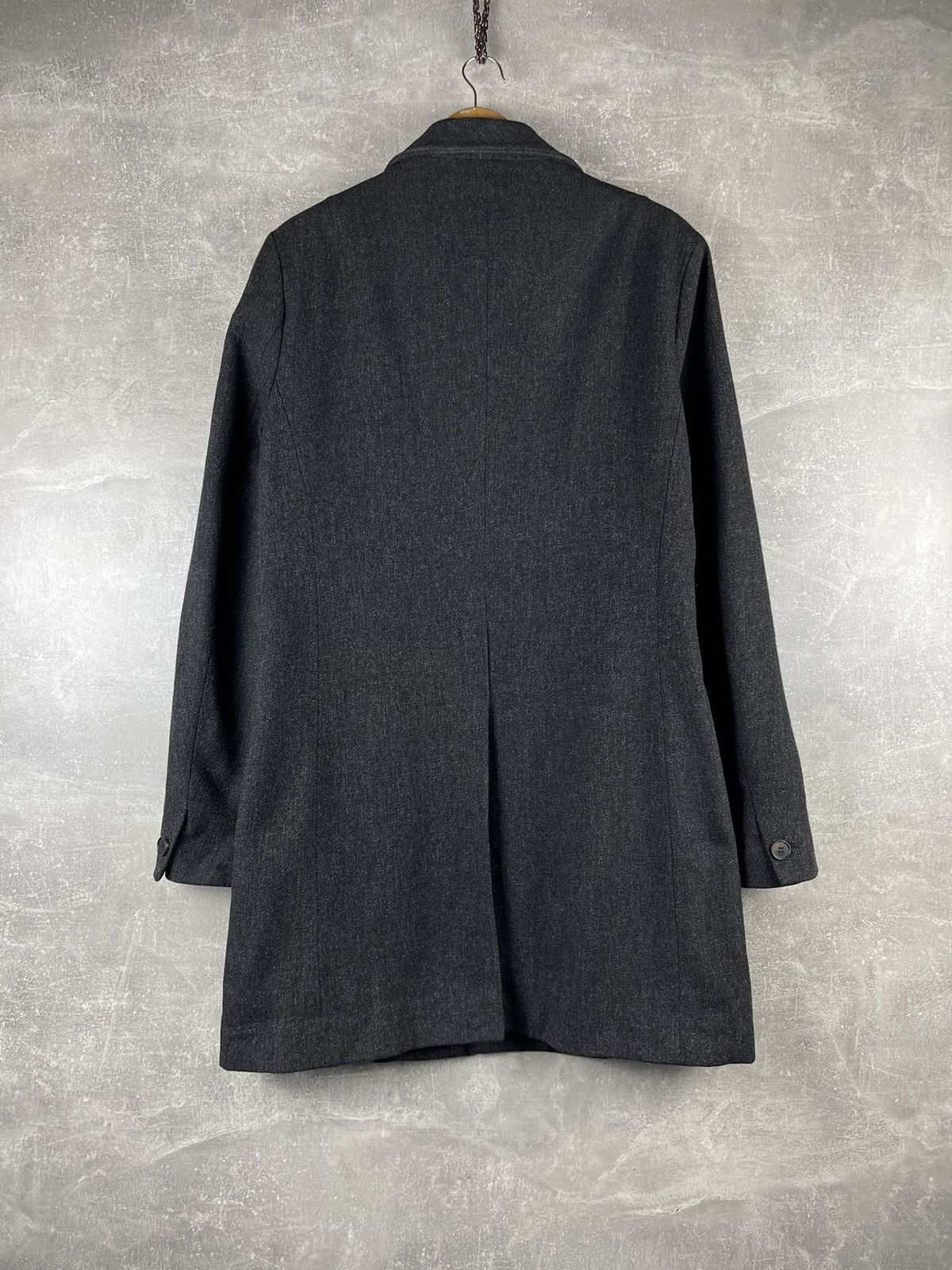 Allsaints Allsaints Co. Tailored Wool Coat Charcoal Gray Size 38 2010s Size US M / EU 48-50 / 2 - 7 Thumbnail