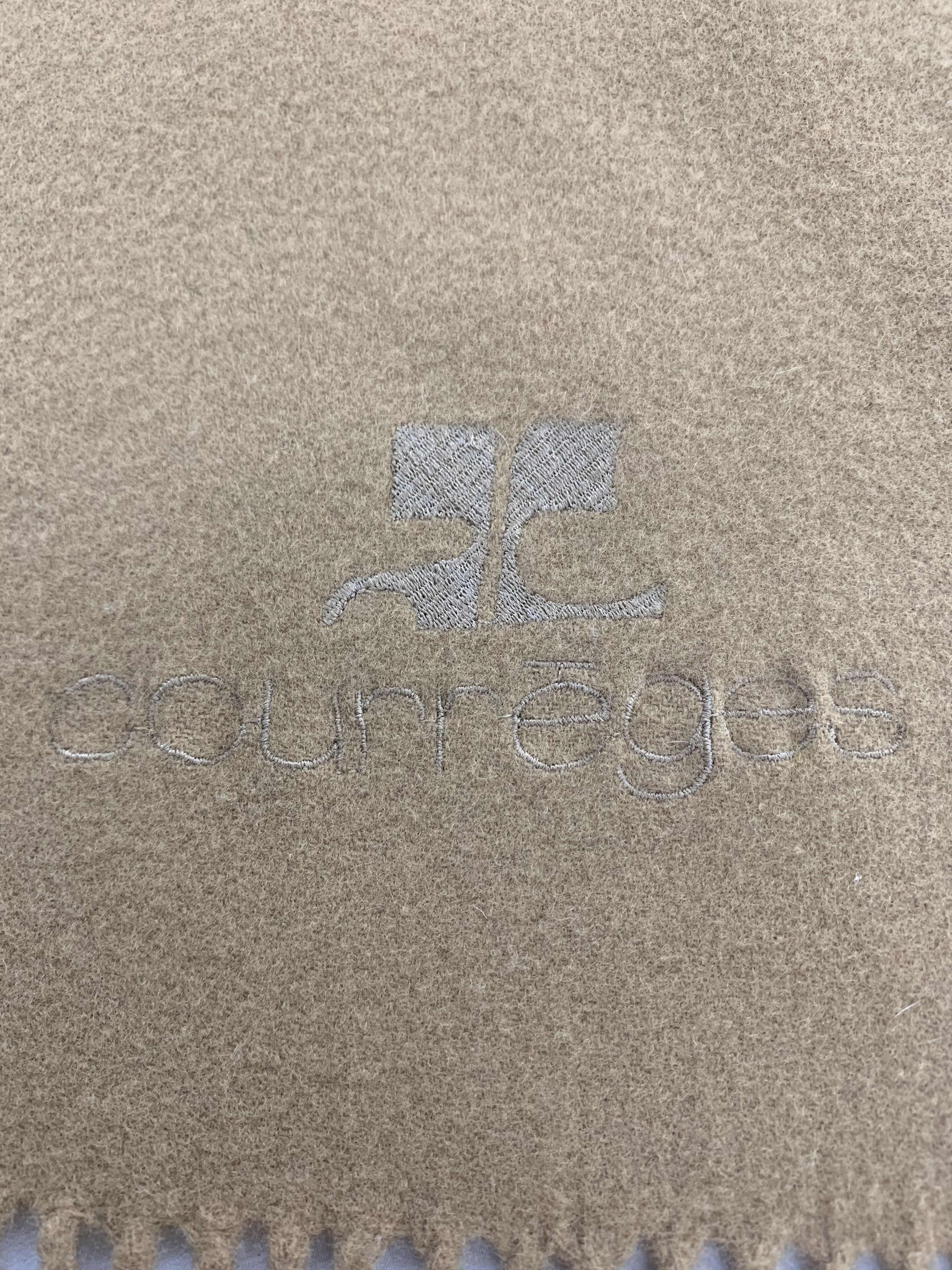 Courreges Courreges Scarf Wool Muffler Neck Wrap BL2051 Size ONE SIZE - 5 Thumbnail