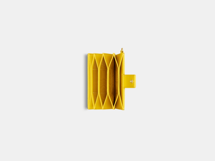 Dior o1w1db10426 S0074O Size : OS / Card Holder in Yellow Size ONE SIZE - 3 Thumbnail