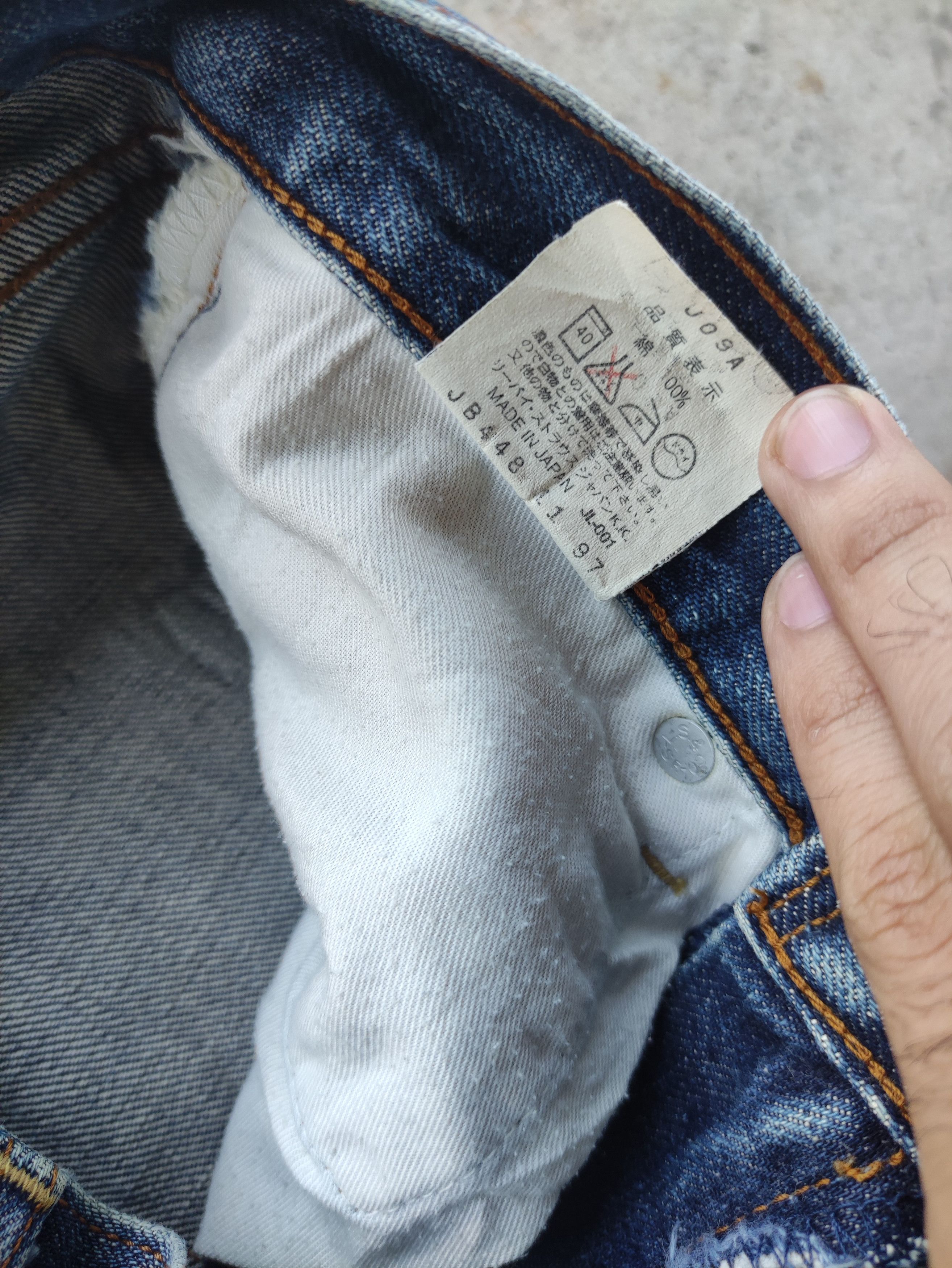 Levi's Vintage Levis 503 Jean Distressed Faded Denim Size 27" / US 4 / IT 40 - 8 Thumbnail