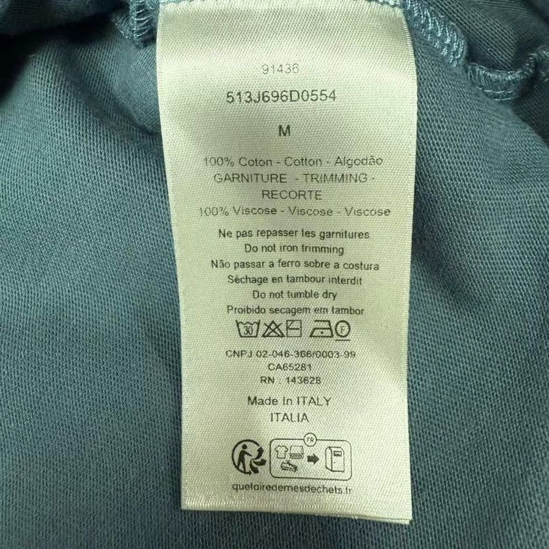 Dior Dior Blue Short Sleeve Logo Shirt-2505 Size US M / EU 48-50 / 2 - 5 Thumbnail