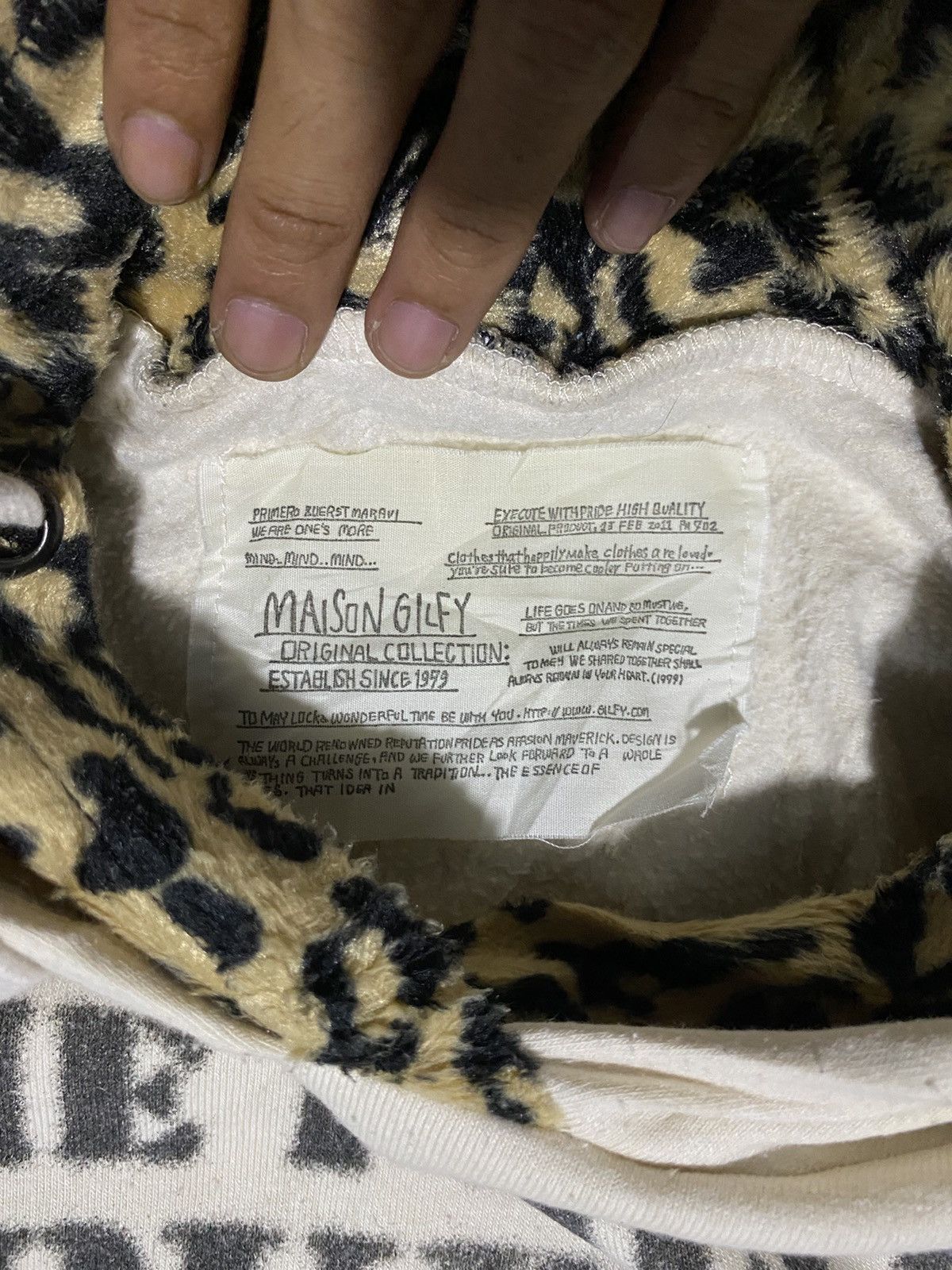 Beauty Beast × If Six Was Nine × Le Grande Bleu (L.G.B.) Maison gilfy leopard double hoodie Like if6was9 L.G.B Size US M / EU 48-50 / 2 - 5 Thumbnail