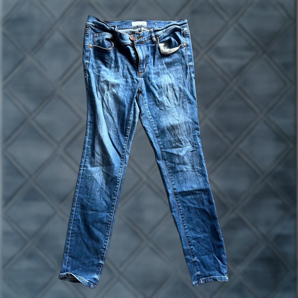 Loft LOFT Legging Women Size 28/6 Medium Wash Low Rise Stretch Size 28" / US 6 / IT 42 - 1 Thumbnail