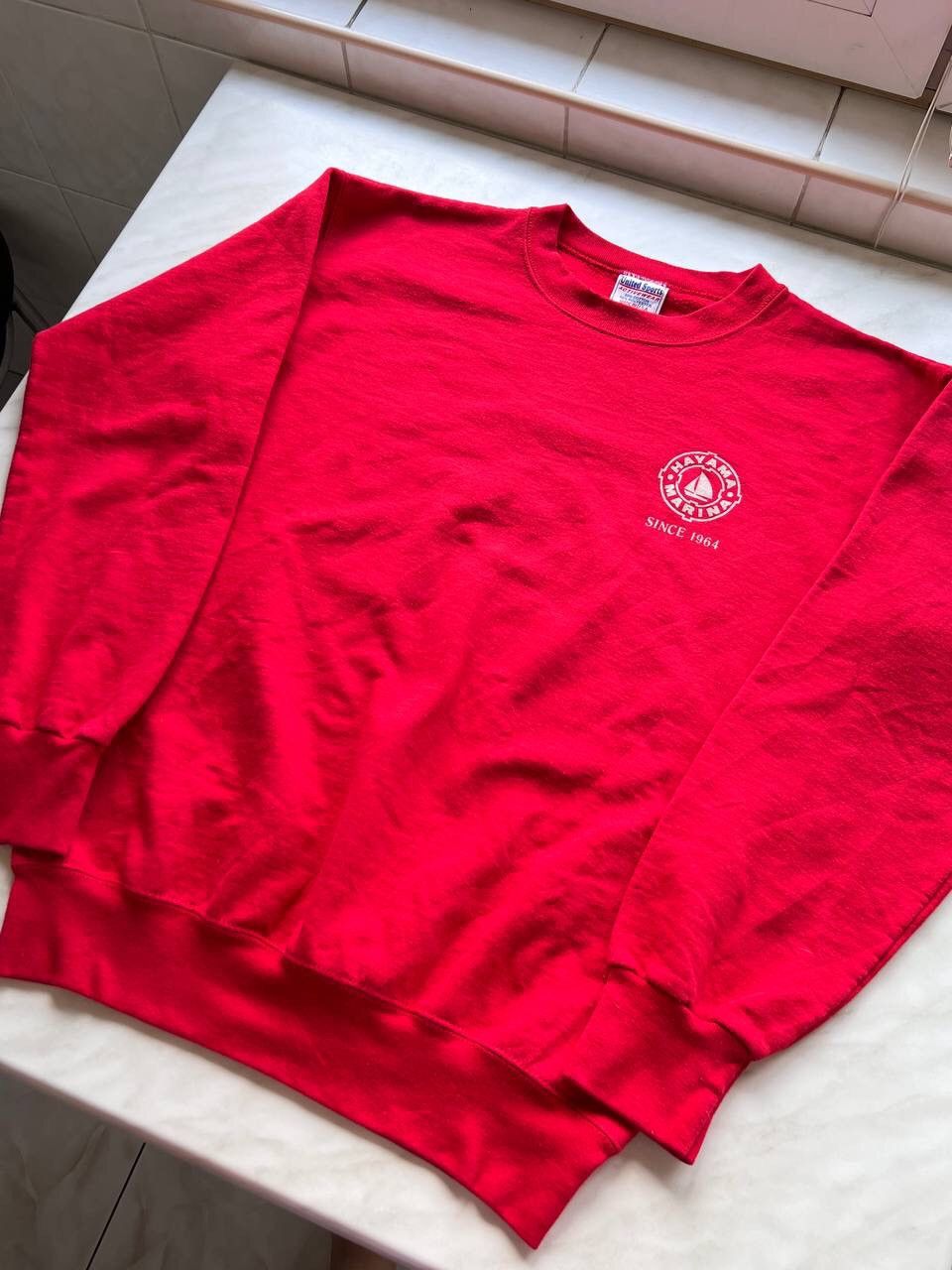 Japanese Brand 1990s JAPAN YACHT CLUB HAYAMA MARINA SWEATSHIRT MADE IN USA Size US M / EU 48-50 / 2 - 11 Thumbnail