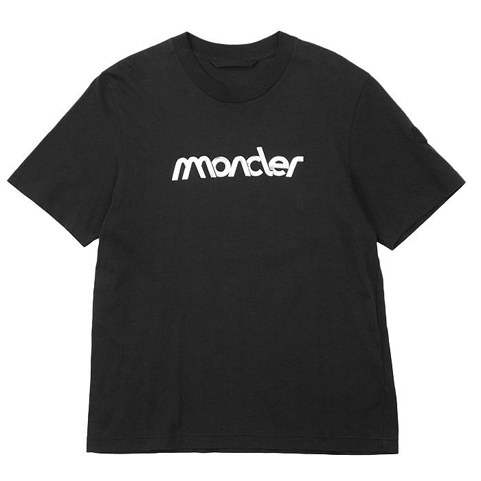 Moncler Moncler Moncler Signature Logo T-shirt Cotton Pullover Cotton T-Shirts 8C00056 89AJS Size ONE SIZE - 1 Thumbnail