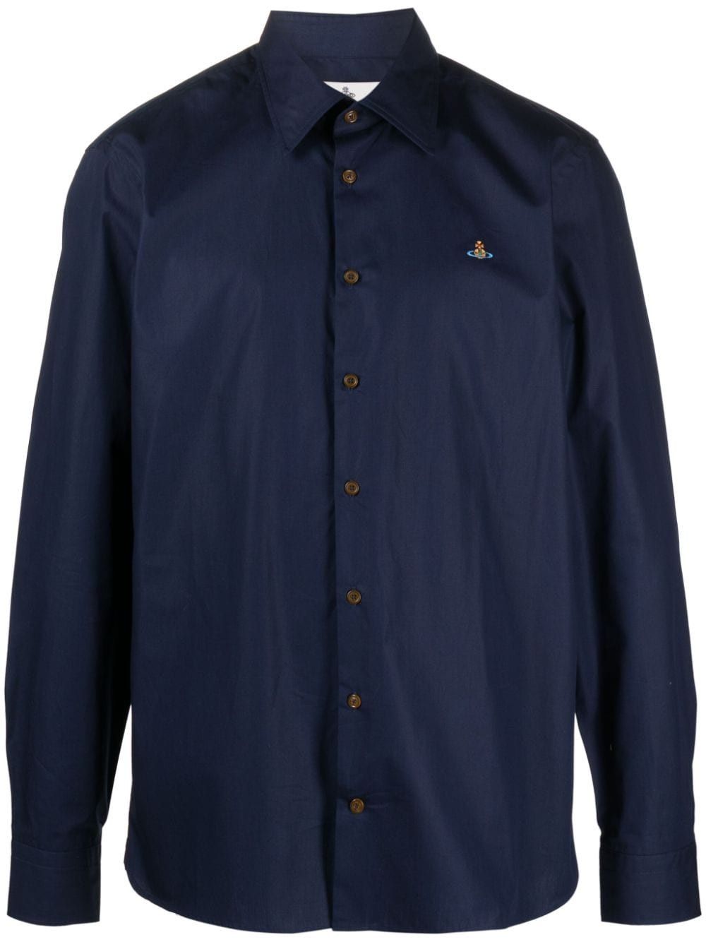 Vivienne Westwood LOGO COTTON SHIRT Size US S / EU 44-46 / 1 - 1 Thumbnail