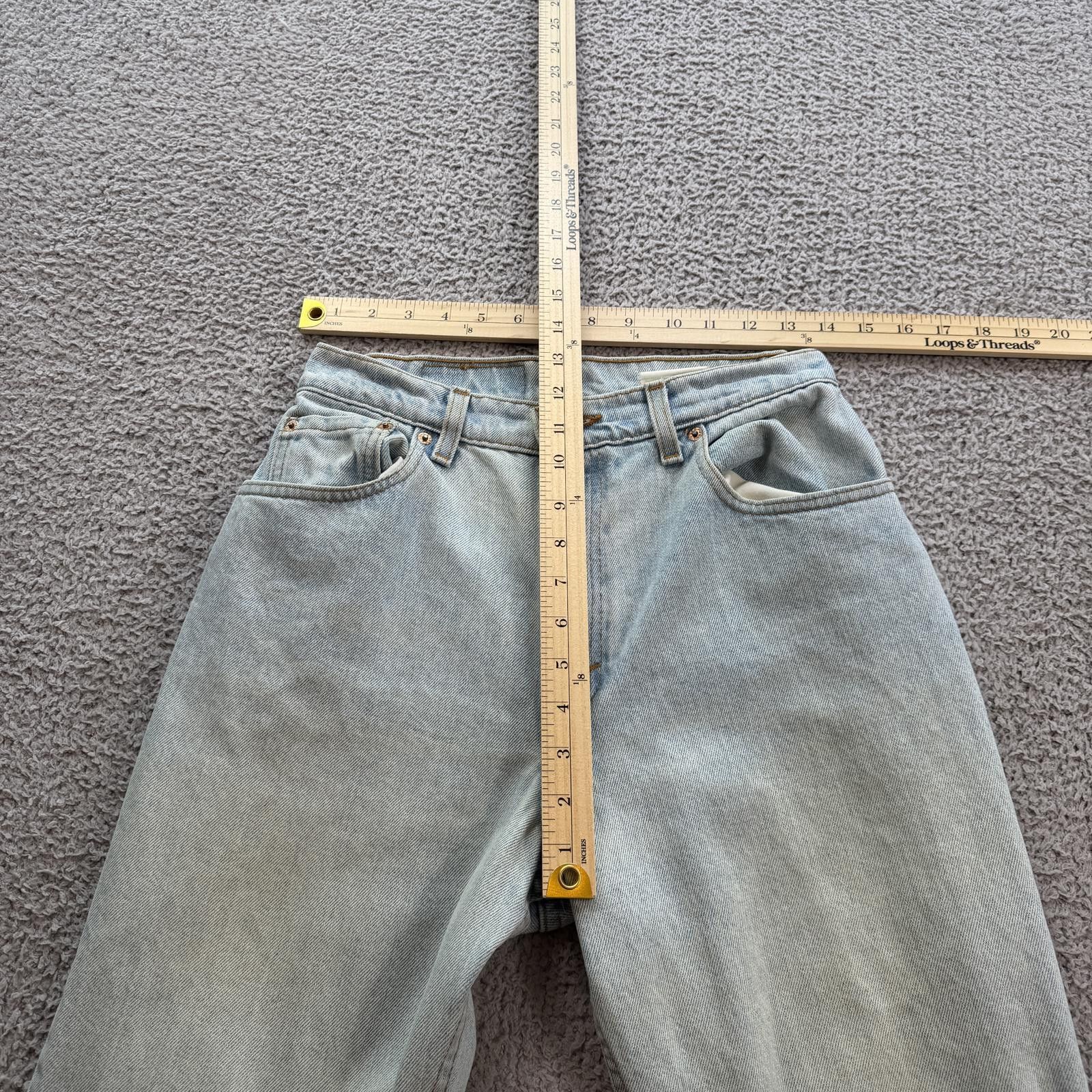 Levi's Levis 550 Relaxed Fit Jeans Mens 29x31 Light Wash Vintage Size US 29 - 3 Thumbnail