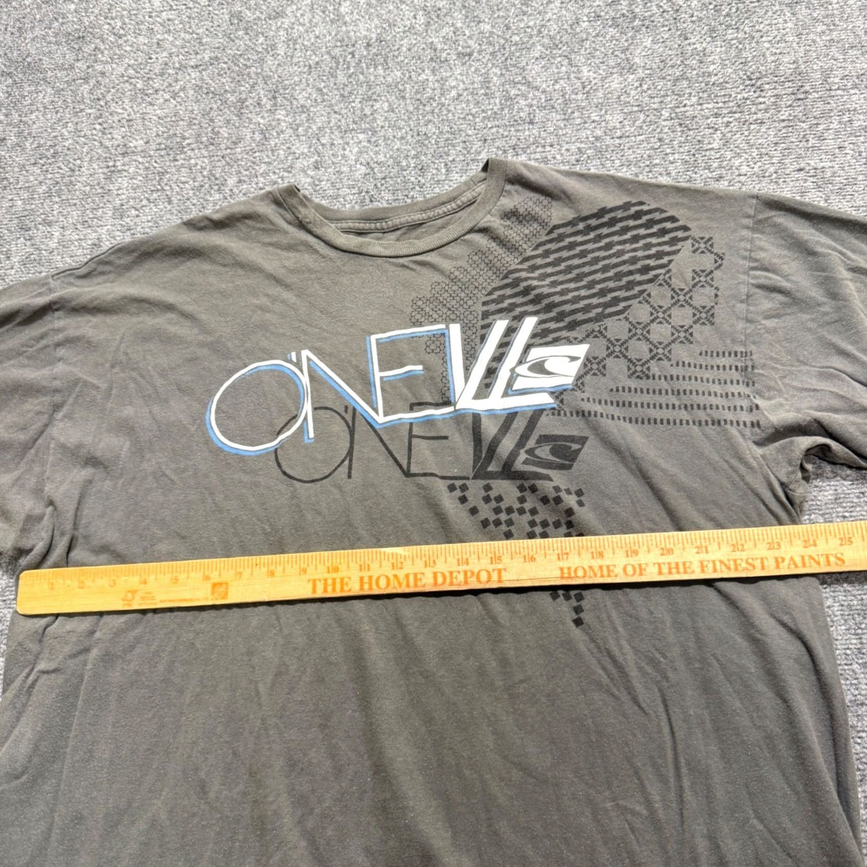 O'Neill VINTAGE O'Neil T-shirt Men 2XL Gray Y2K Surfer Grunge Shirt Mens Size US XXL / EU 58 / 5 - 3 Thumbnail