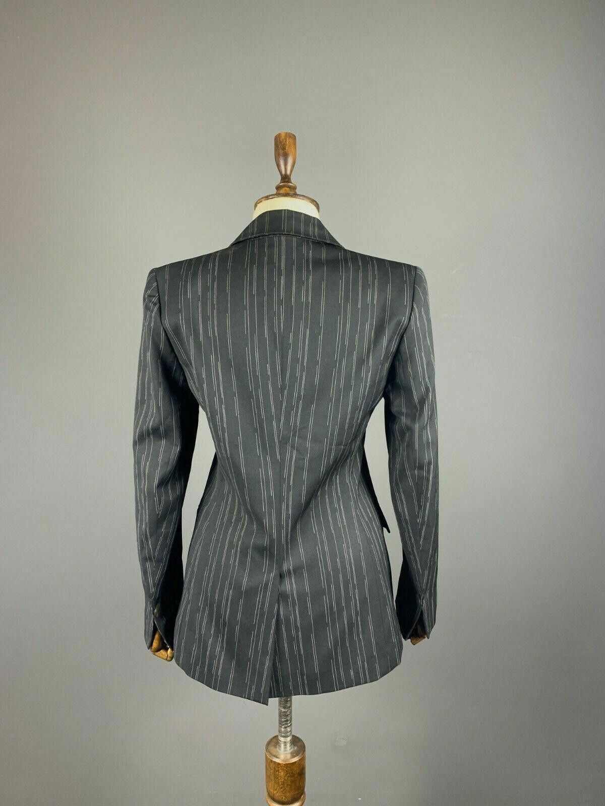 Kenzo Kenzo Jungle Black Wool Stripe 2 Blazer Jacket Size 38 Size 40R - 6 Thumbnail