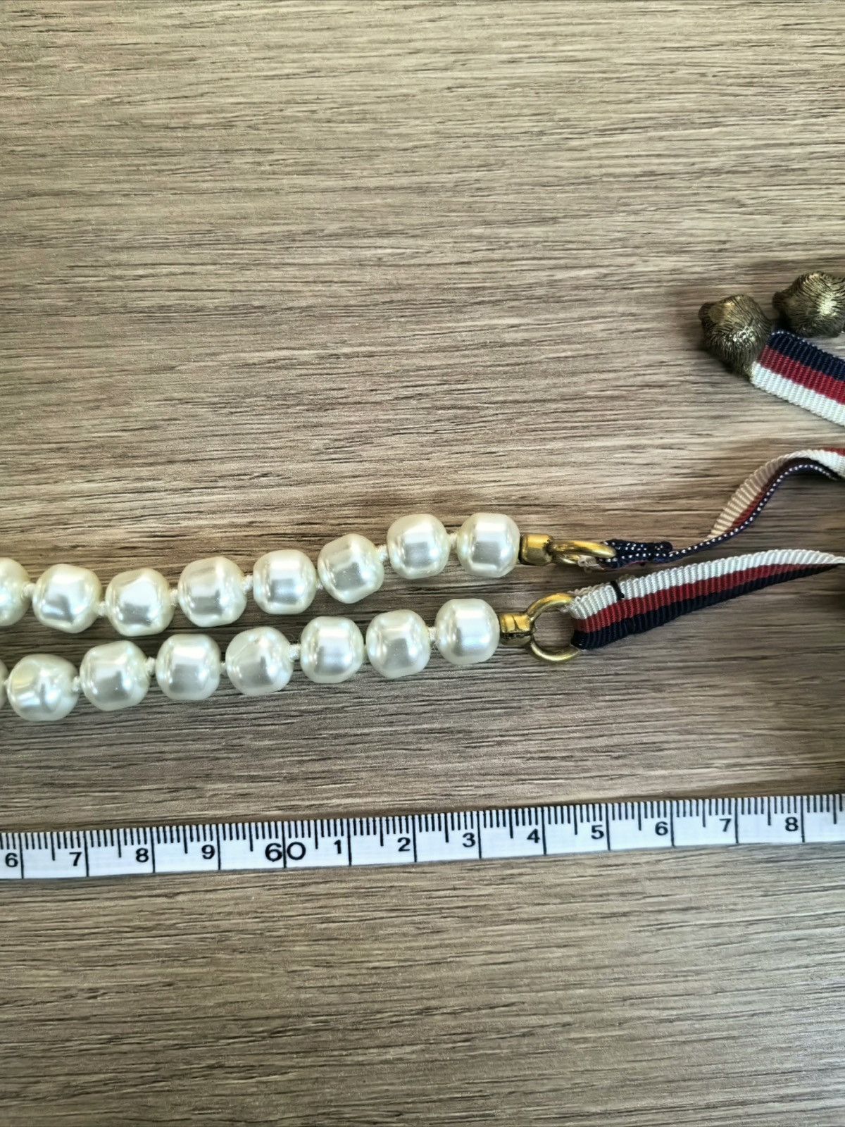 Gucci GUCCI Pearl GG Sylvie Long Necklace Size ONE SIZE - 4 Thumbnail