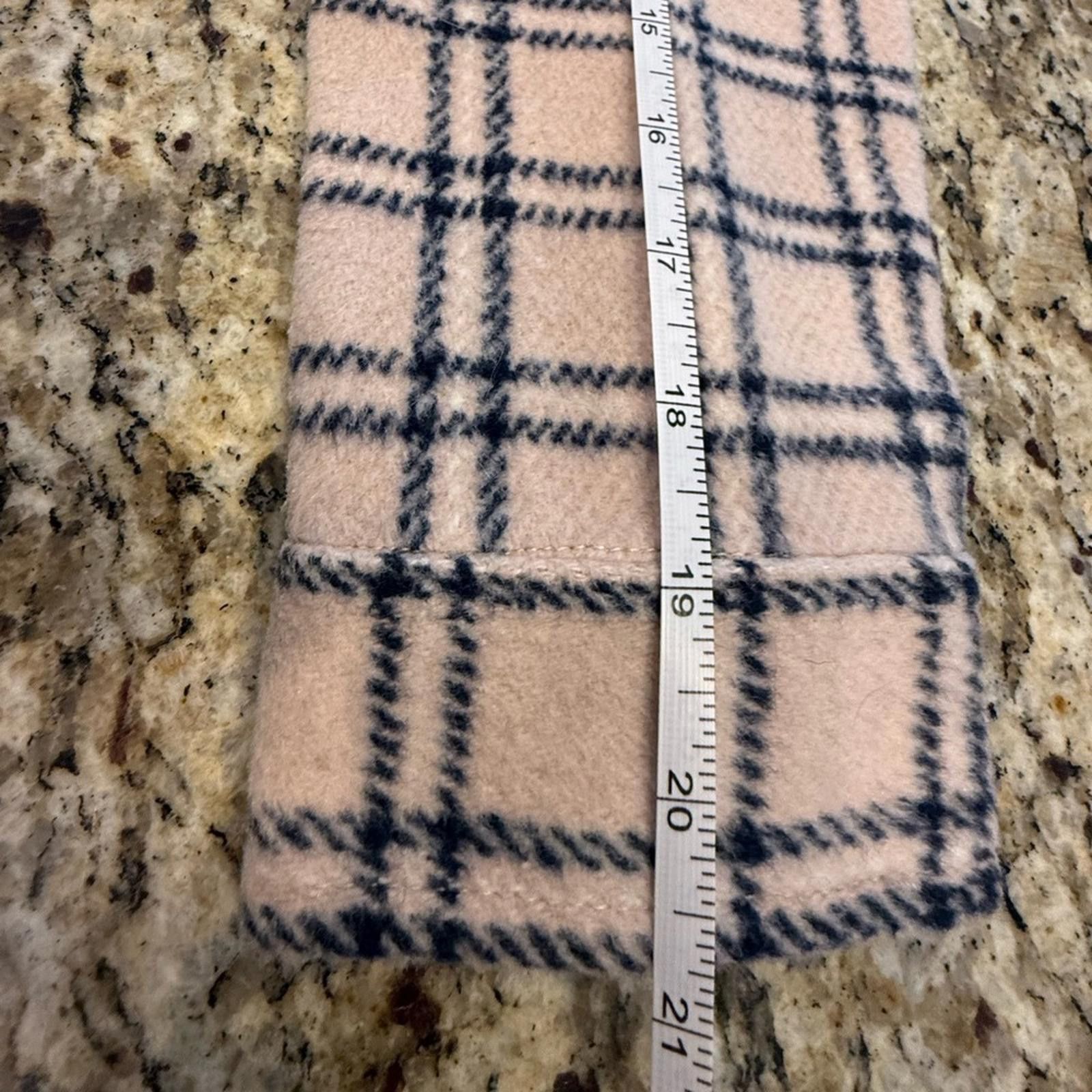 Other Caslon wool blend shacket pink & navy plaid SZ XS Size XS / US 0-2 / IT 36-38 - 12 Thumbnail