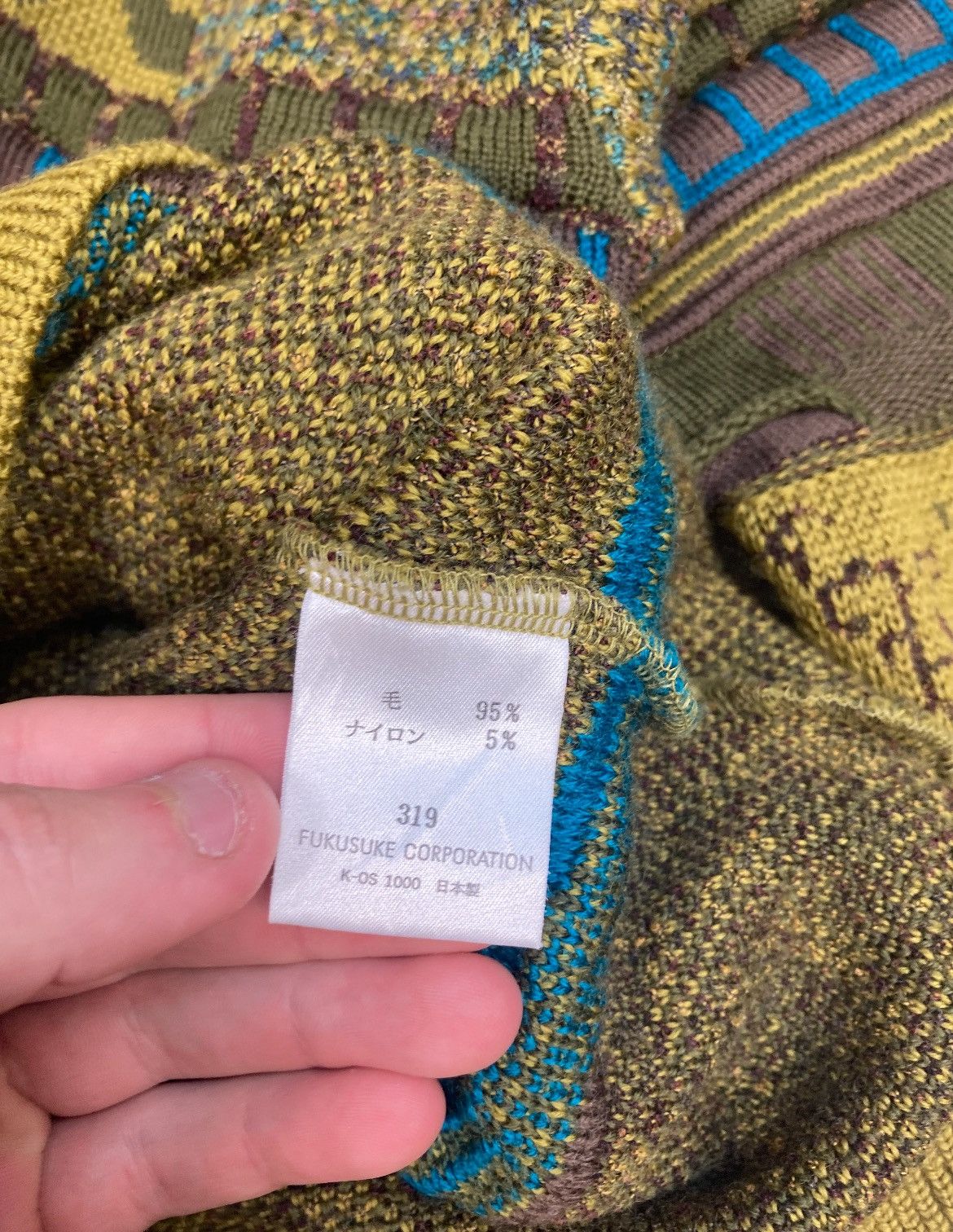 Japanese Brand × Lancel × Vintage Vintage Lancel sweater wool style coogi made in Japan Size US L / EU 52-54 / 3 - 8 Thumbnail