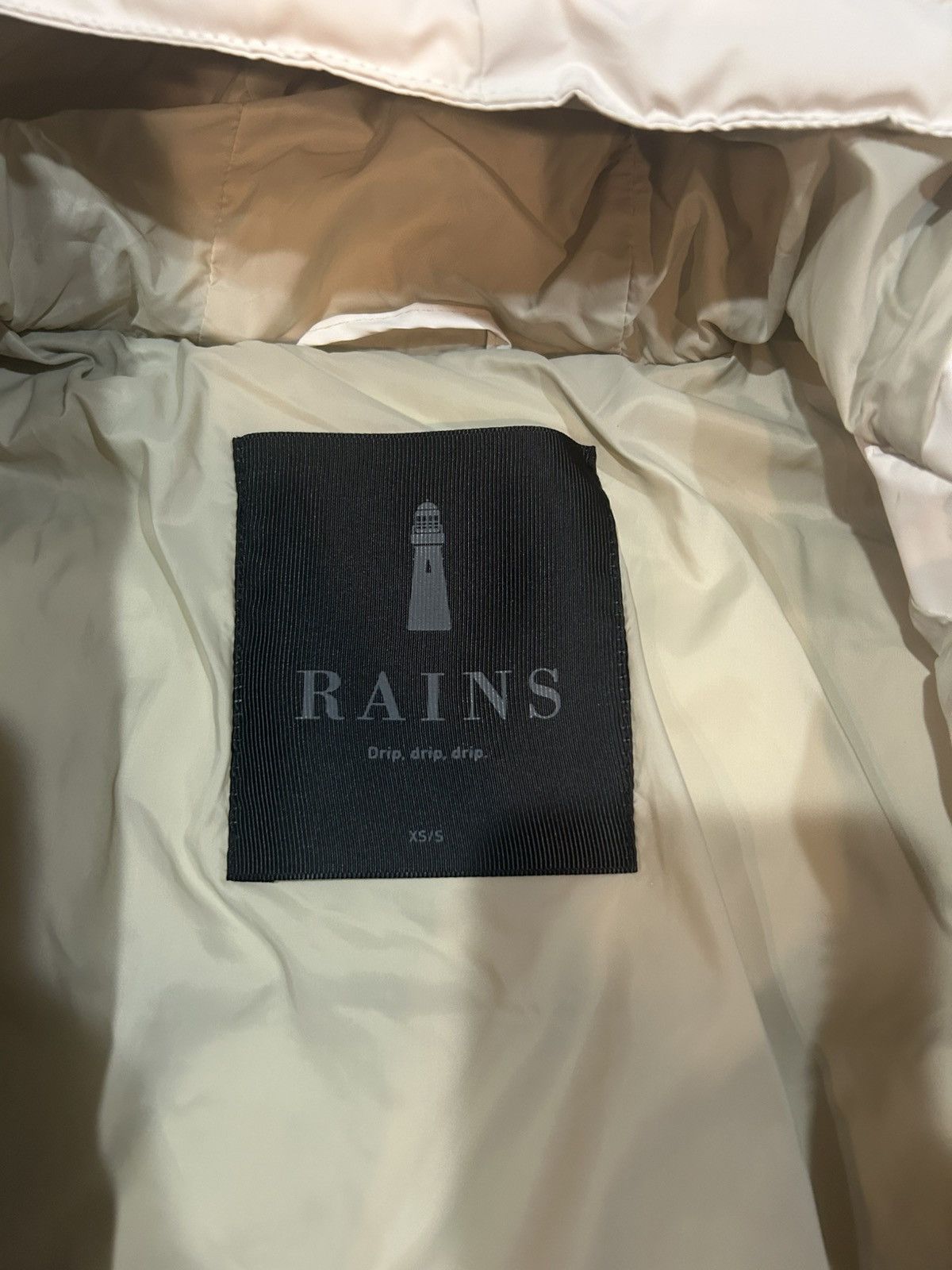 Rains Rains White Alta Puffer Jacket Size S / US 4 / IT 40 - 4 Thumbnail