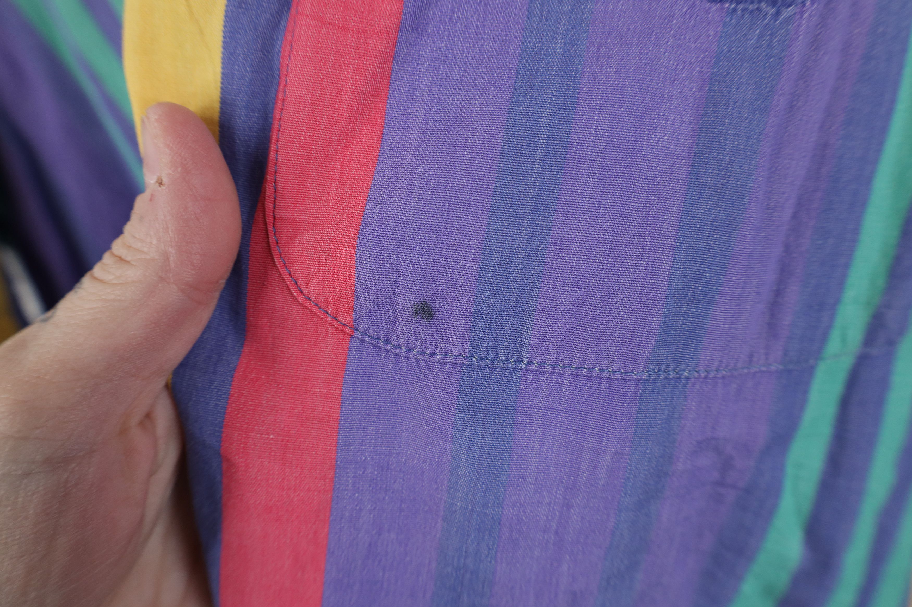 Nautica Vintage 90s Nautica Striped Short Sleeve Button Shirt Size US L / EU 52-54 / 3 - 5 Thumbnail