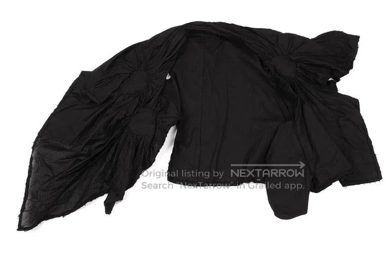 Comme des Garcons Comme Des Garcons size F Vintage Black Rose Flower Vest To Size S / US 4 / IT 40 - 8 Thumbnail