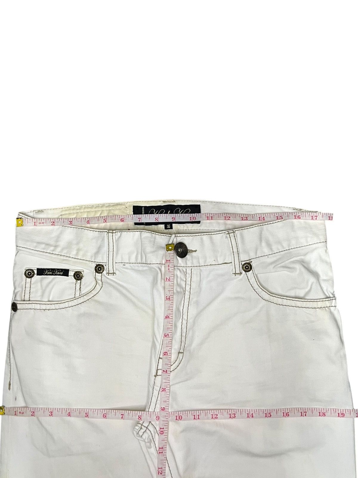 Karl Kani Vintage Karl Kani Embroidered Baggy Jeans Size US 35 - 6 Thumbnail