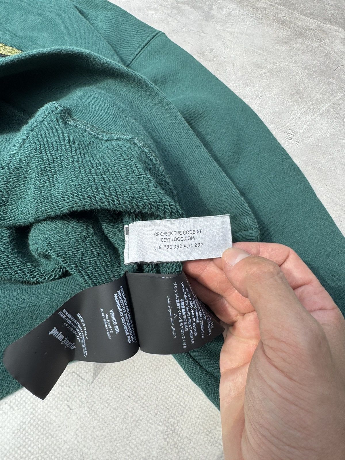Palm Angels Palm Angels Crocodile Hoodie Size US S / EU 44-46 / 1 - 8 Thumbnail