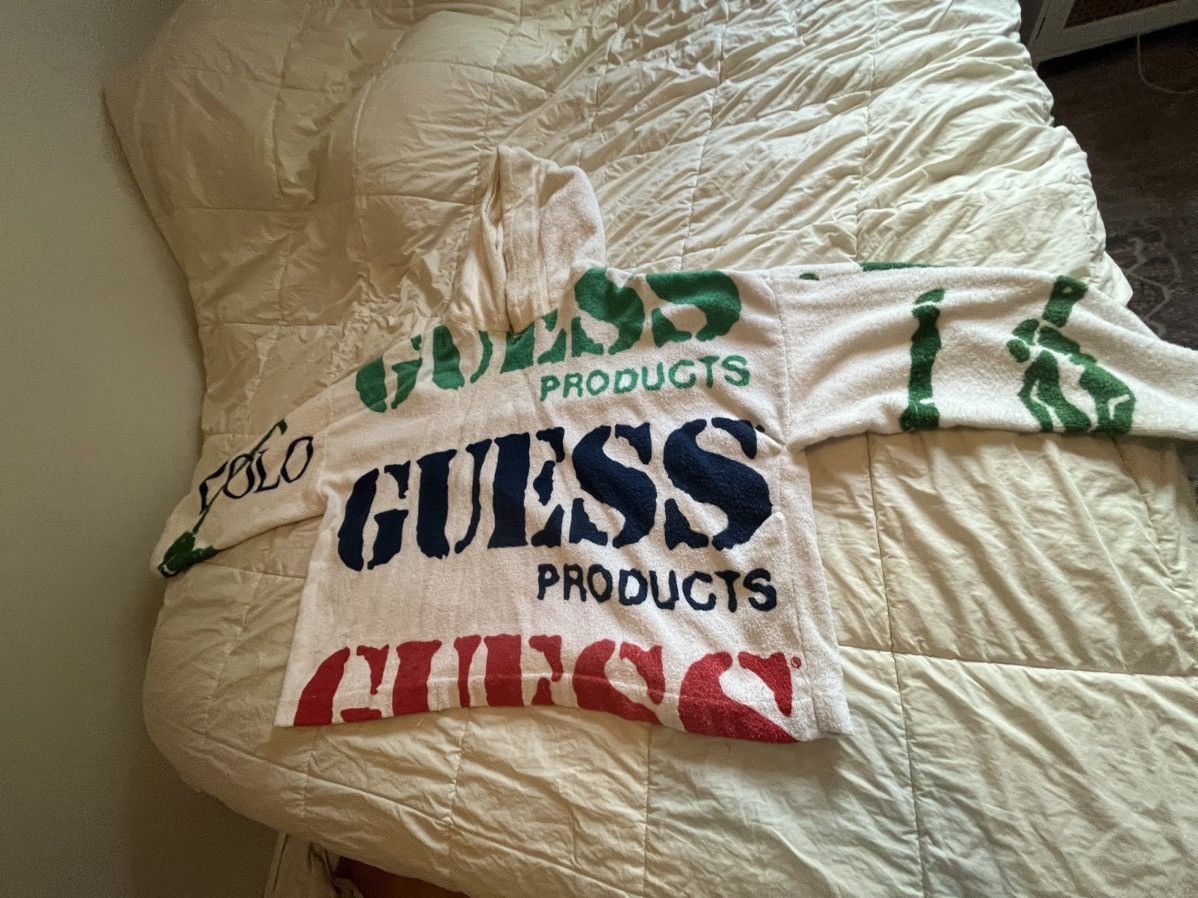 Vintage Vintage Polo x Guess Handmade Towel Hoodie Size US XL / EU 56 / 4 - 2 Thumbnail