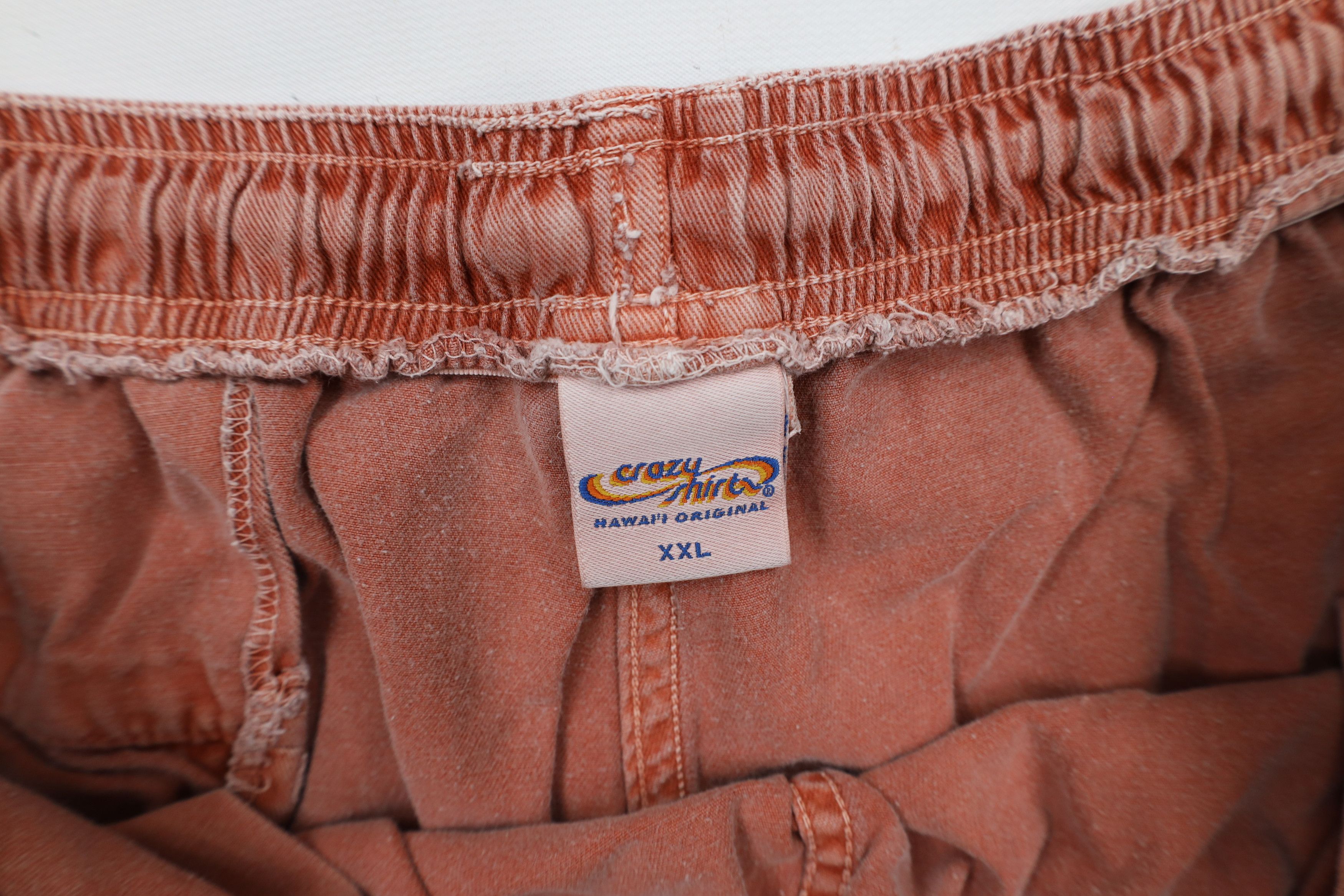 Vintage Vintage 90s Streetwear Stonewash Dyed Above Knee Shorts Size US 38 / EU 54 - 8 Thumbnail