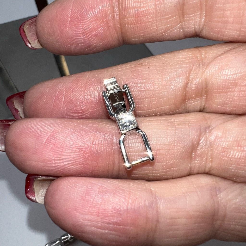 Swarovski Swarovski Princess Cut Tennis Bracelet with Extender Size ONE SIZE - 2 Thumbnail